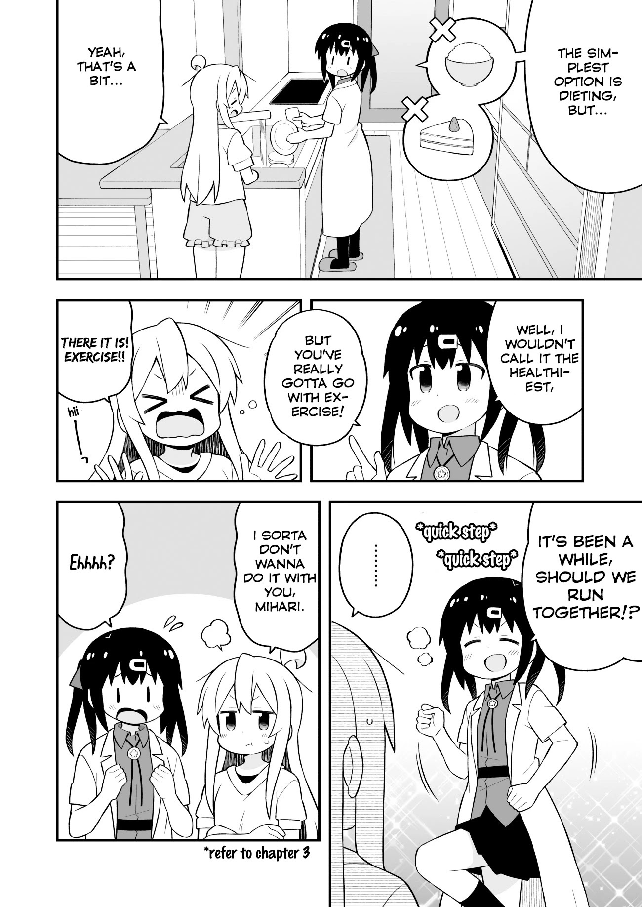 Onii-chan is done for Chapter 64 page 5 - Chapter 64: Mahiro and a Healthy Diet