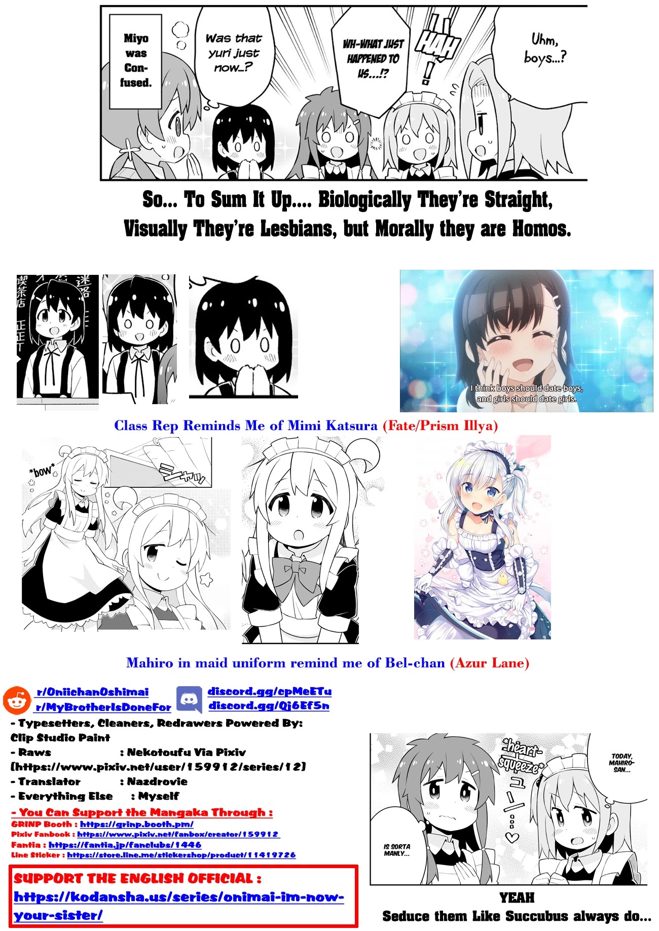 Onii-chan is done for Chapter 65 page 17 - Chapter 65: Mahiro and the Tempting Culture Festival (Part 1)