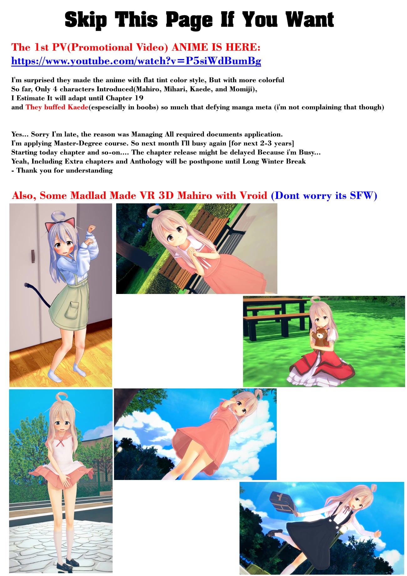 Onii-chan is done for Chapter 67 page 17 - Chapter 67: Mahiro and Male Pride