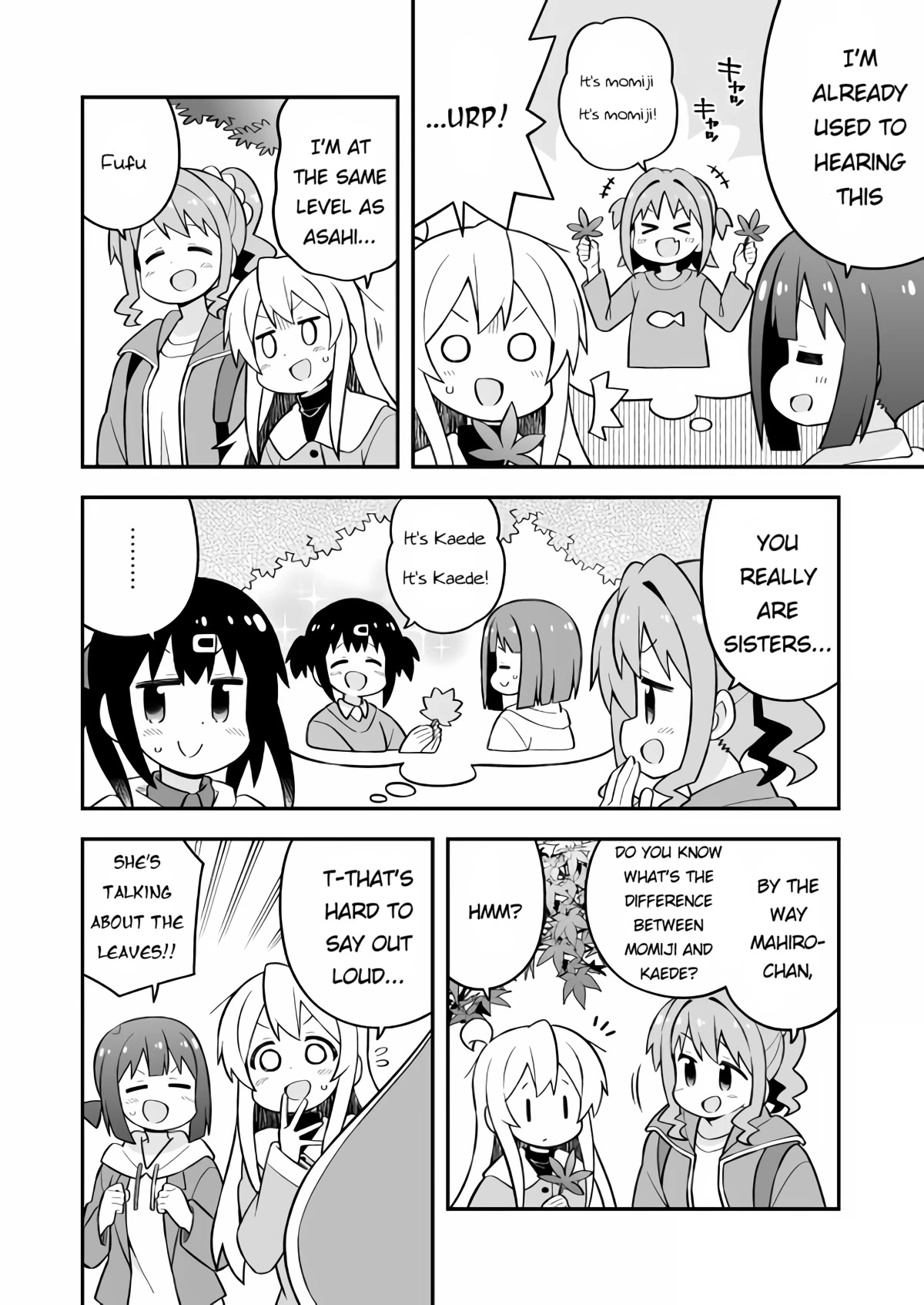 Onii-chan is done for Chapter 70 page 4 - Chapter 70: Mahiro and an autumn outing