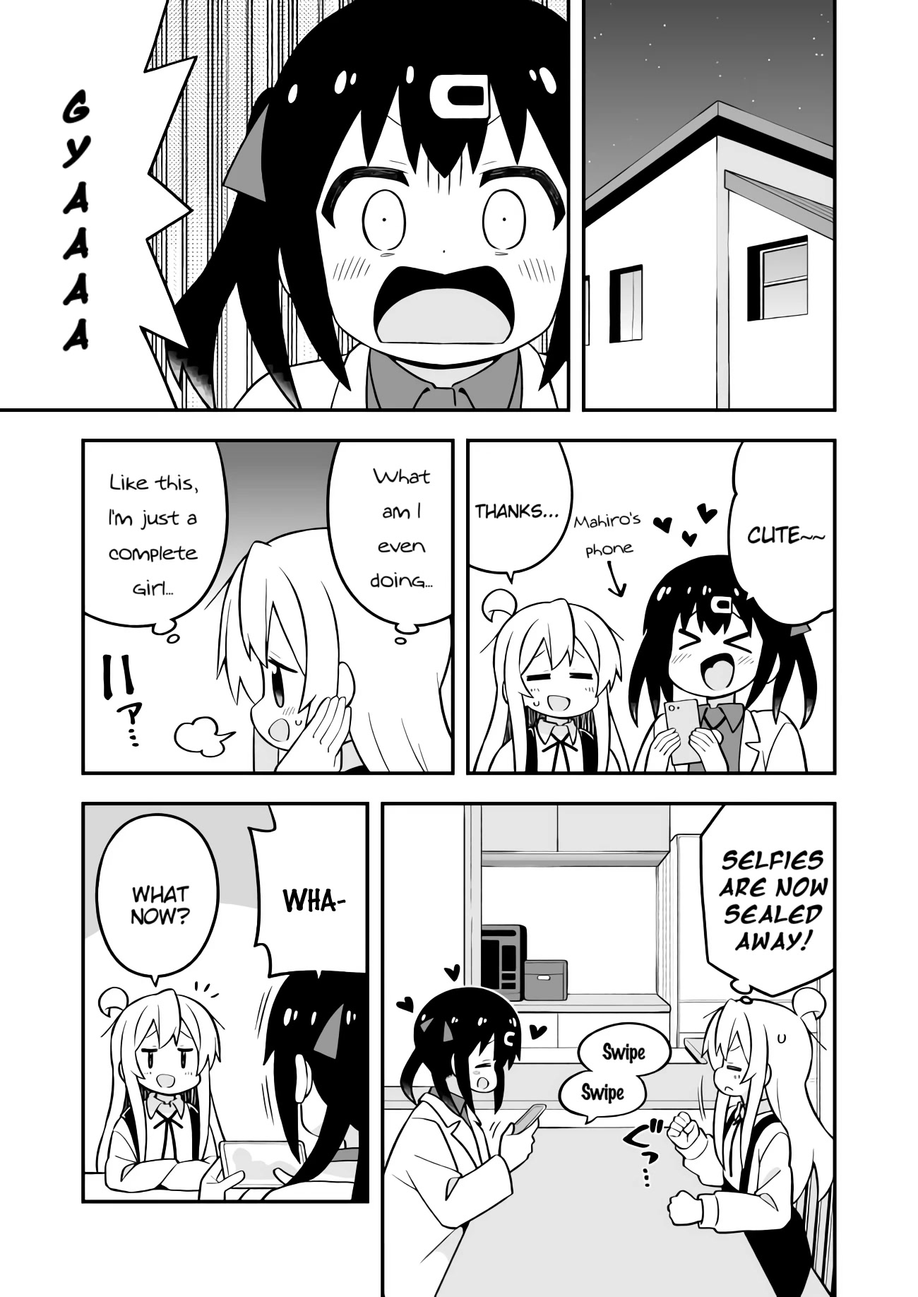 Onii-chan is done for Chapter 71 page 11 - Chapter 71: Mahiro and the selfie boom