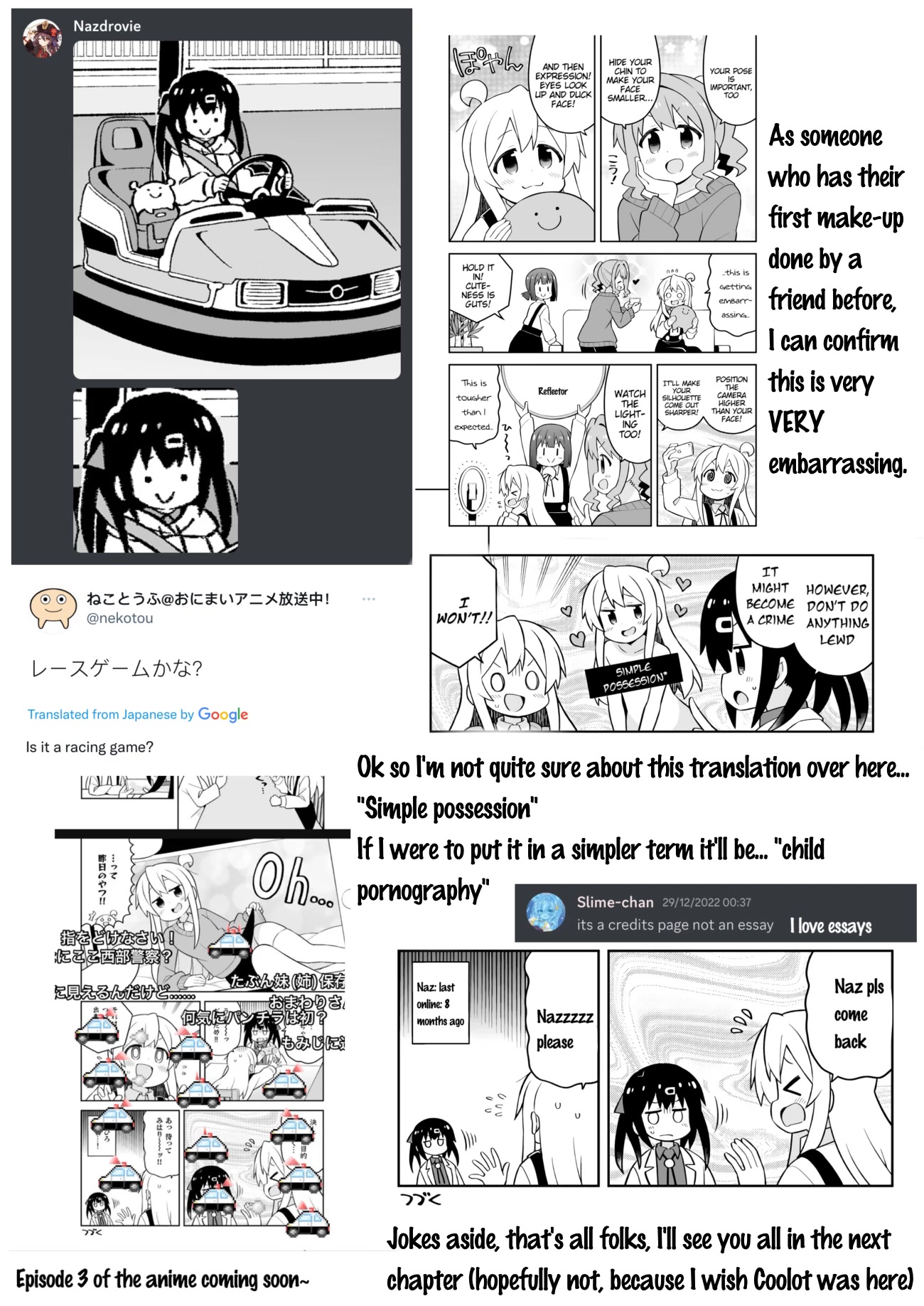 Onii-chan is done for Chapter 71 page 14 - Chapter 71: Mahiro and the selfie boom
