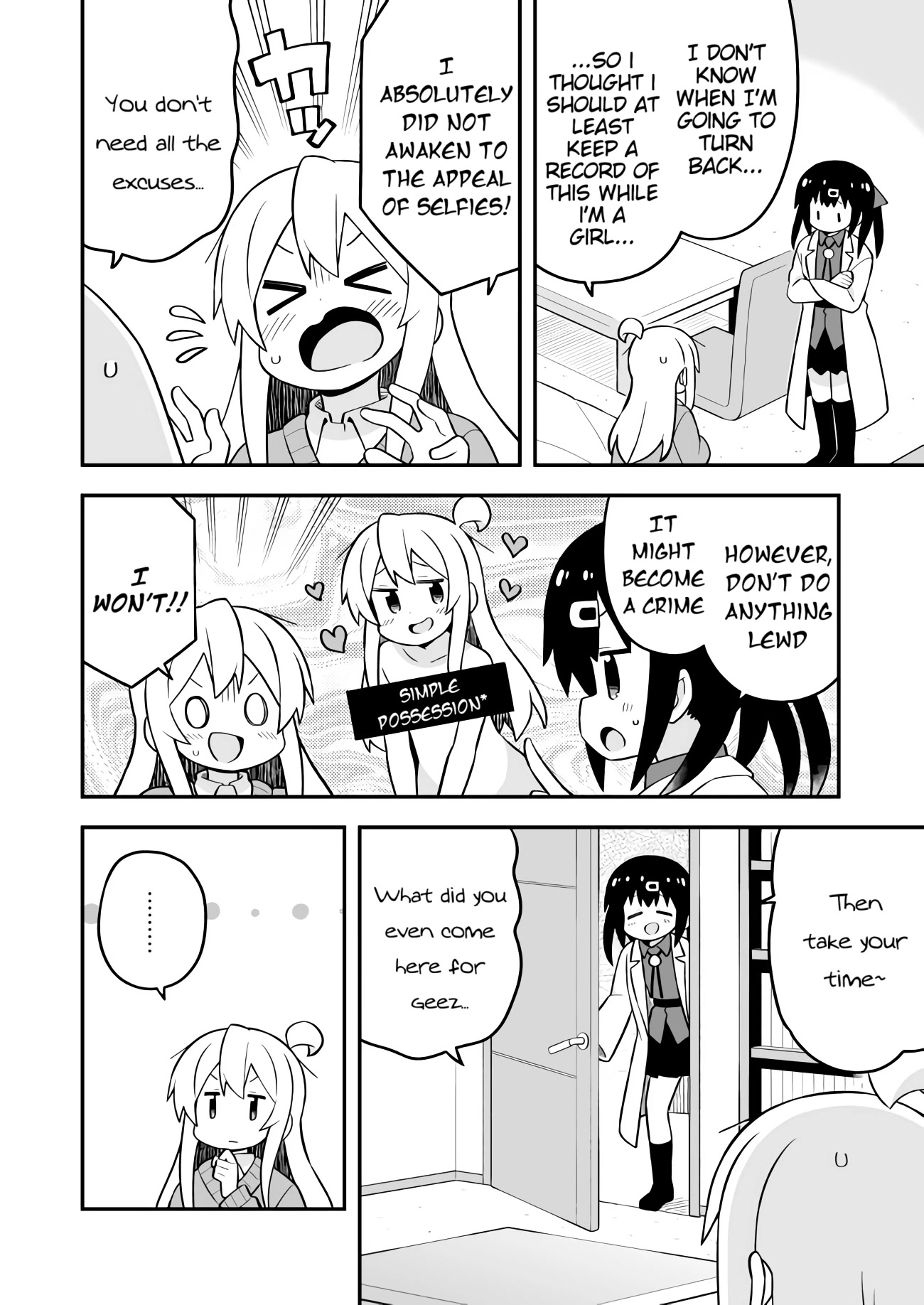 Onii-chan is done for Chapter 71 page 4 - Chapter 71: Mahiro and the selfie boom