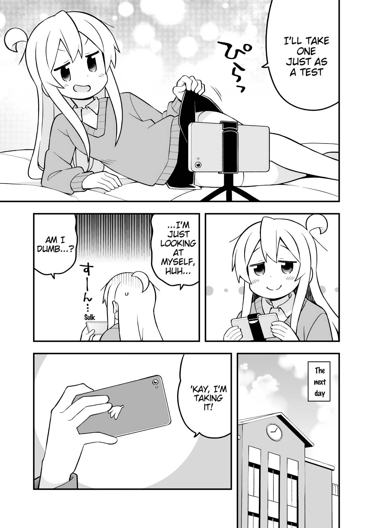 Onii-chan is done for Chapter 71 page 5 - Chapter 71: Mahiro and the selfie boom