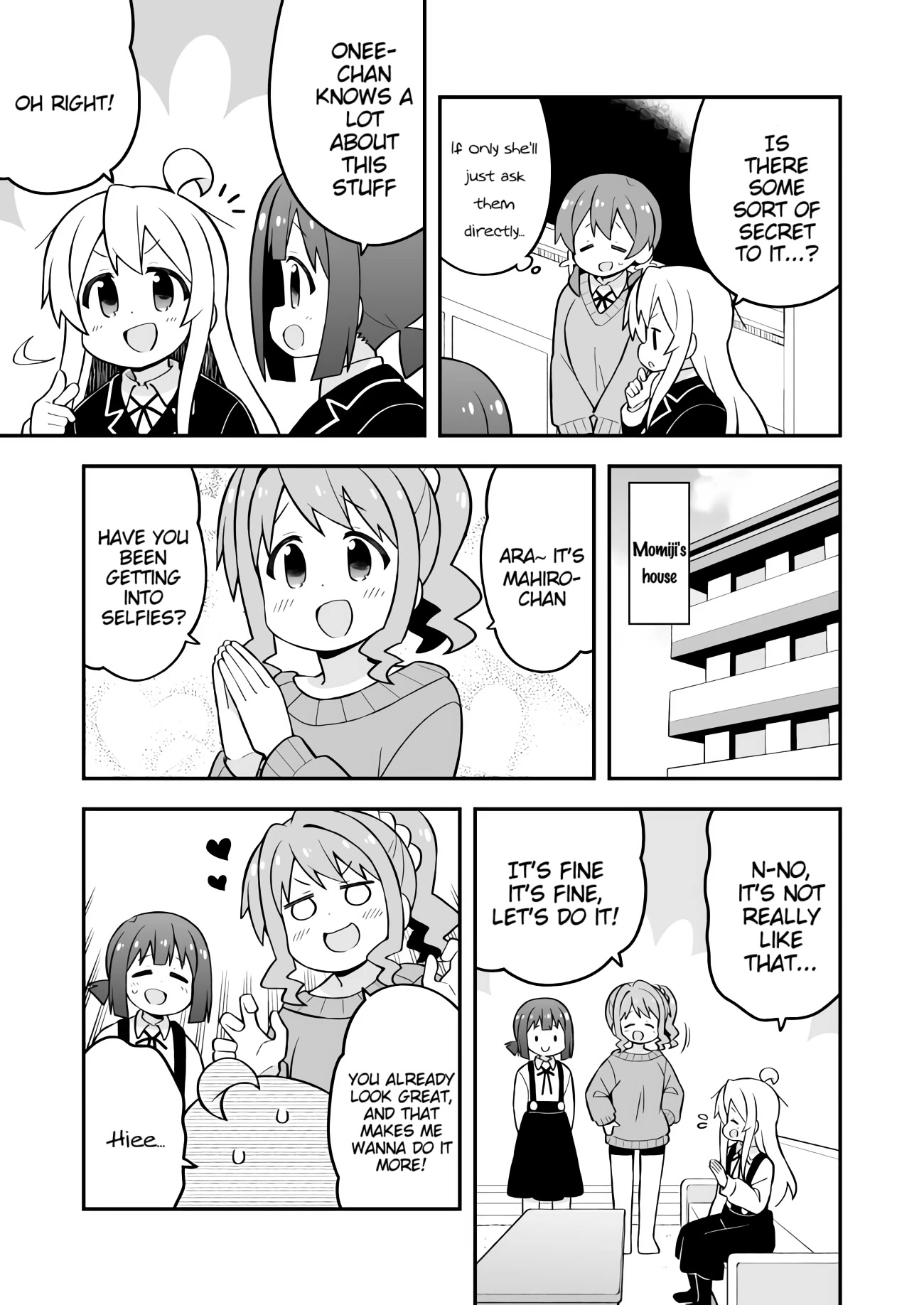 Onii-chan is done for Chapter 71 page 7 - Chapter 71: Mahiro and the selfie boom