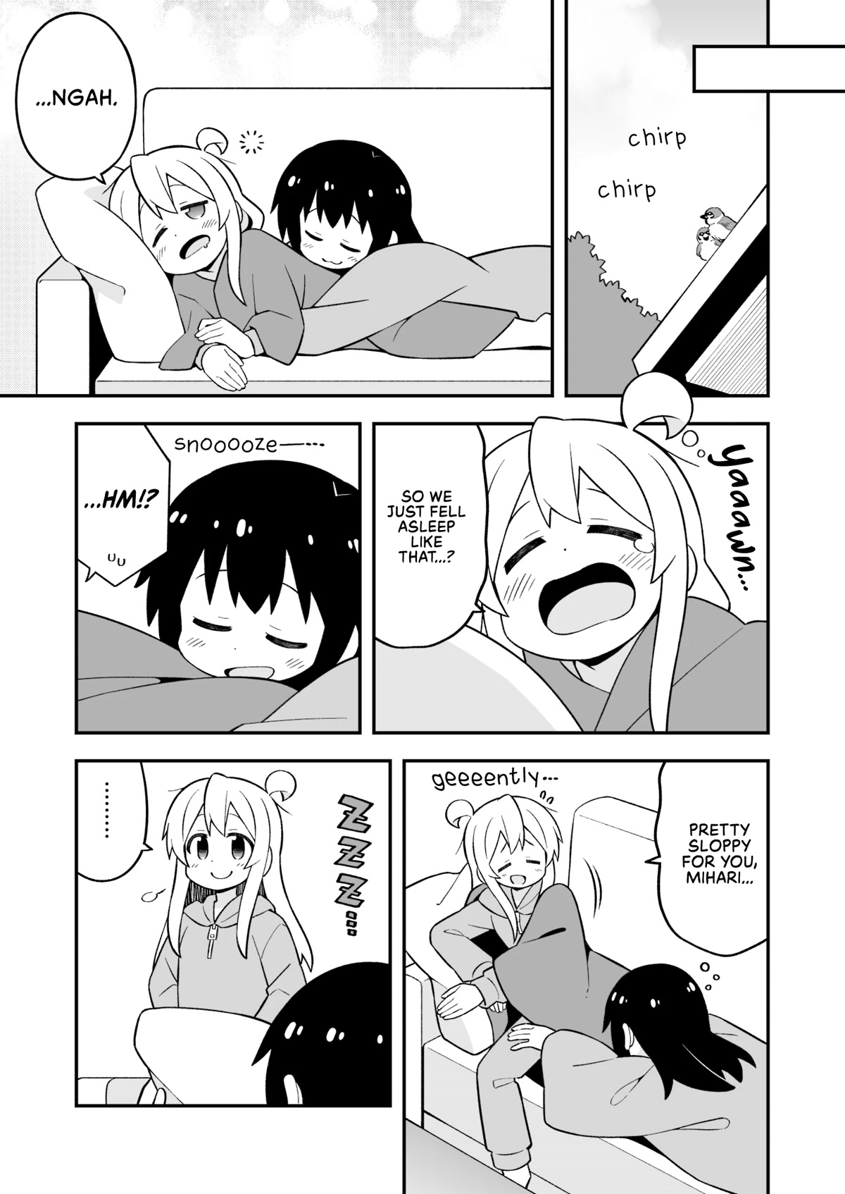 Onii-chan is done for Chapter 74 page 11 - Chapter 74: Mahiro and the Two's Night