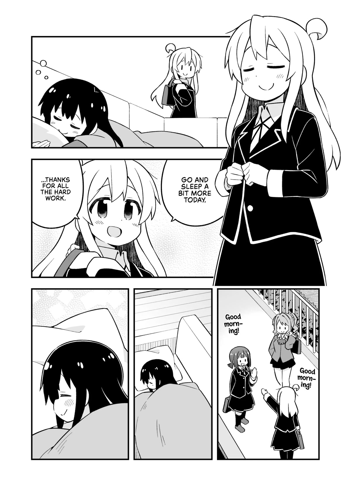 Onii-chan is done for Chapter 74 page 12 - Chapter 74: Mahiro and the Two's Night