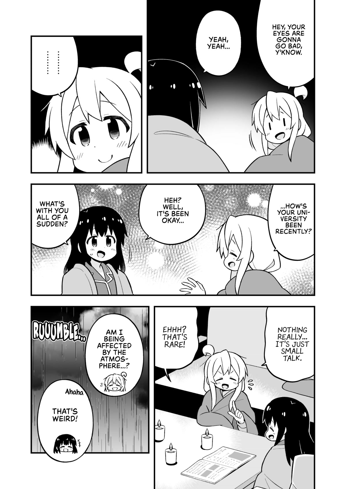 Onii-chan is done for Chapter 74 page 7 - Chapter 74: Mahiro and the Two's Night
