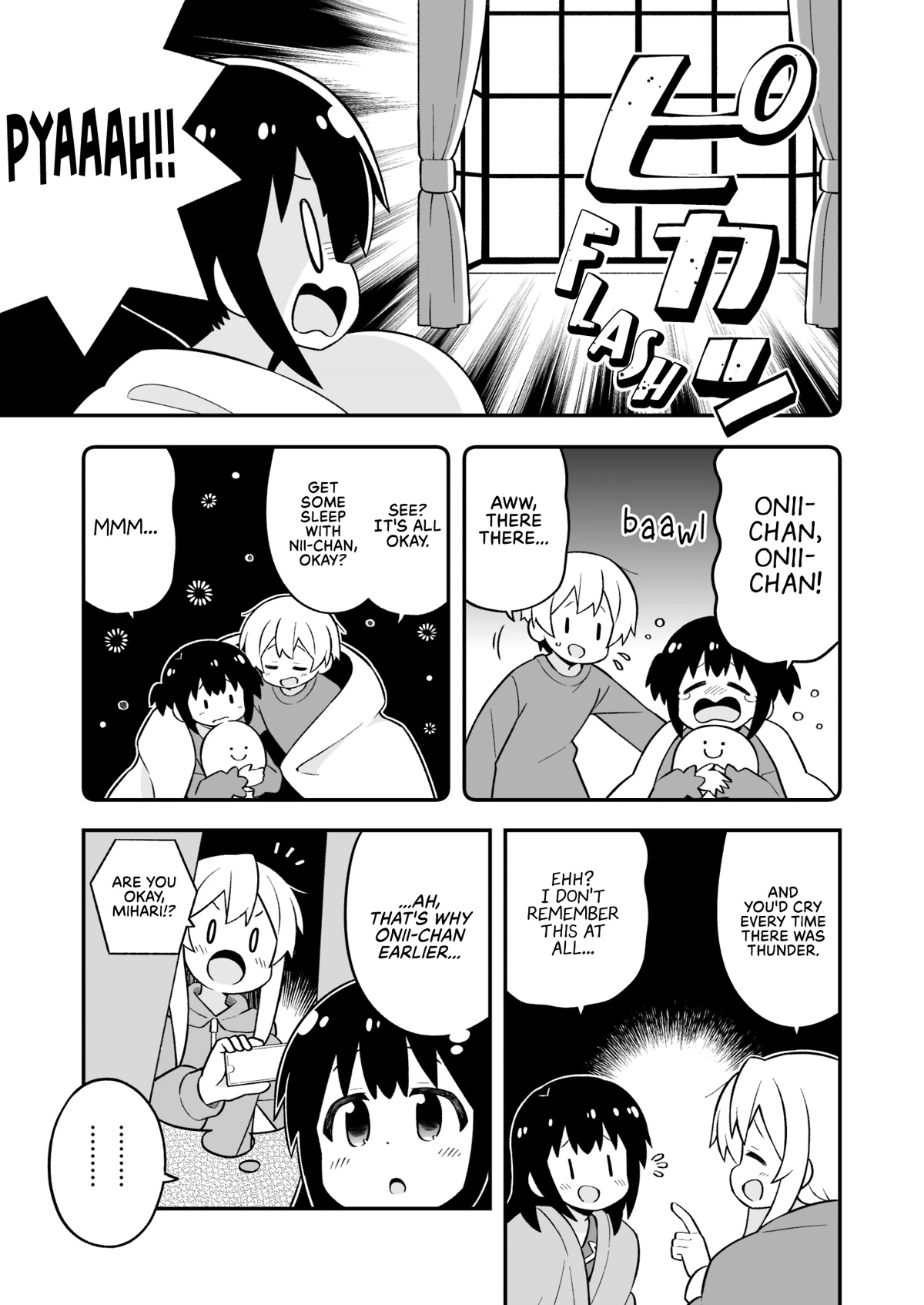 Onii-chan is done for Chapter 74 page 9 - Chapter 74: Mahiro and the Two's Night