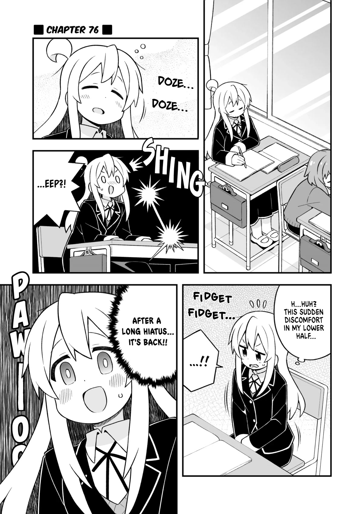 Onii-chan is done for Chapter 76 page 1 - Chapter 76: Mahiro and a Close Call