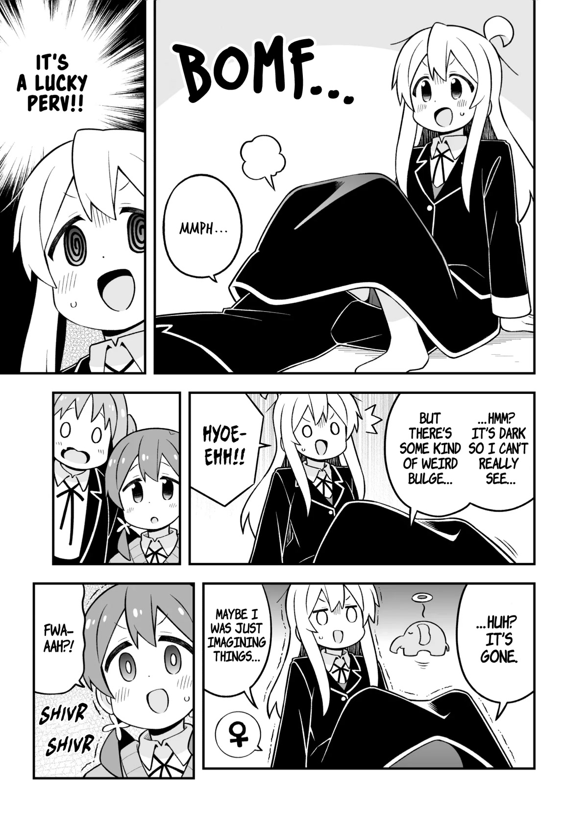 Onii-chan is done for Chapter 76 page 11 - Chapter 76: Mahiro and a Close Call