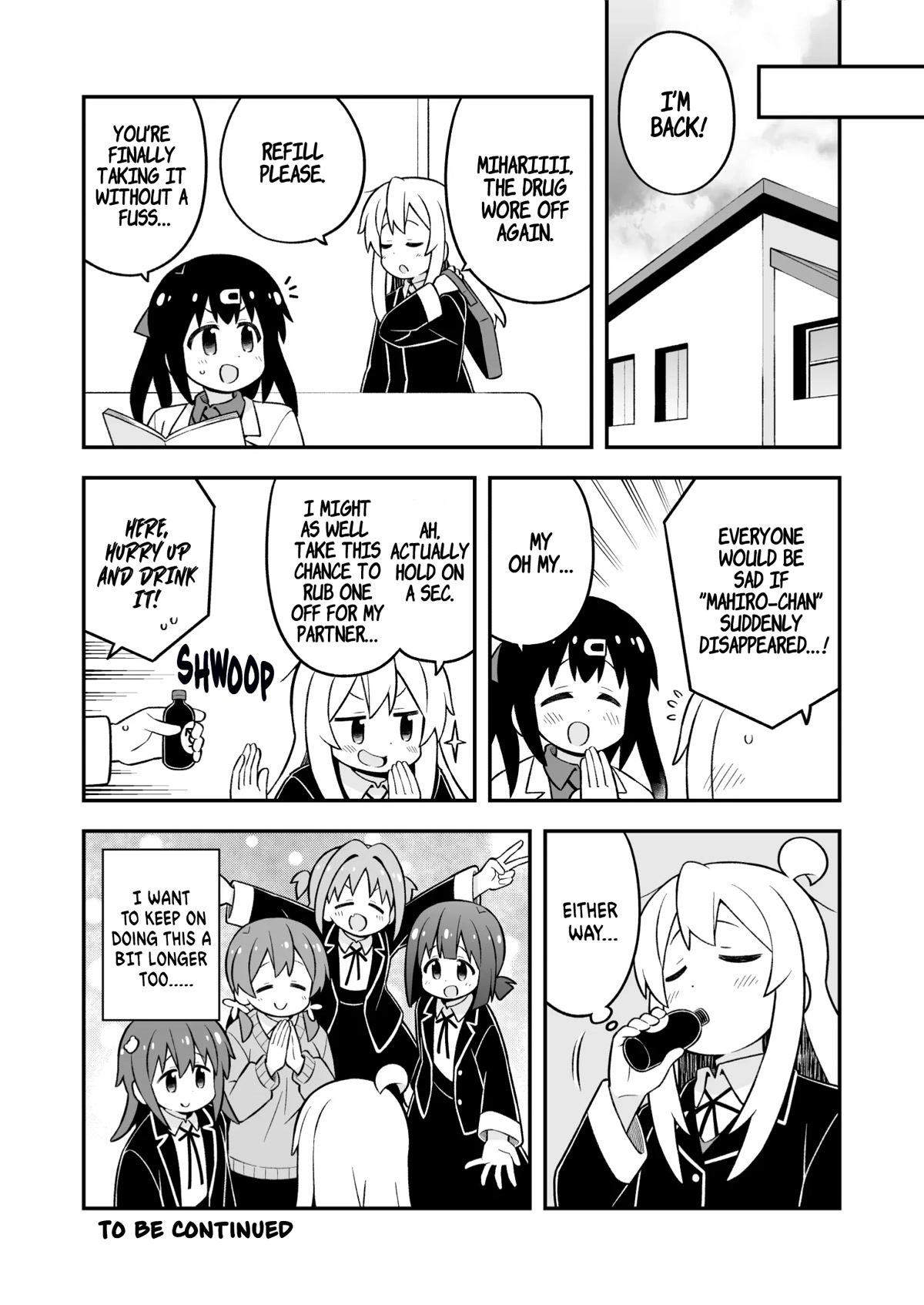 Onii-chan is done for Chapter 76 page 14 - Chapter 76: Mahiro and a Close Call