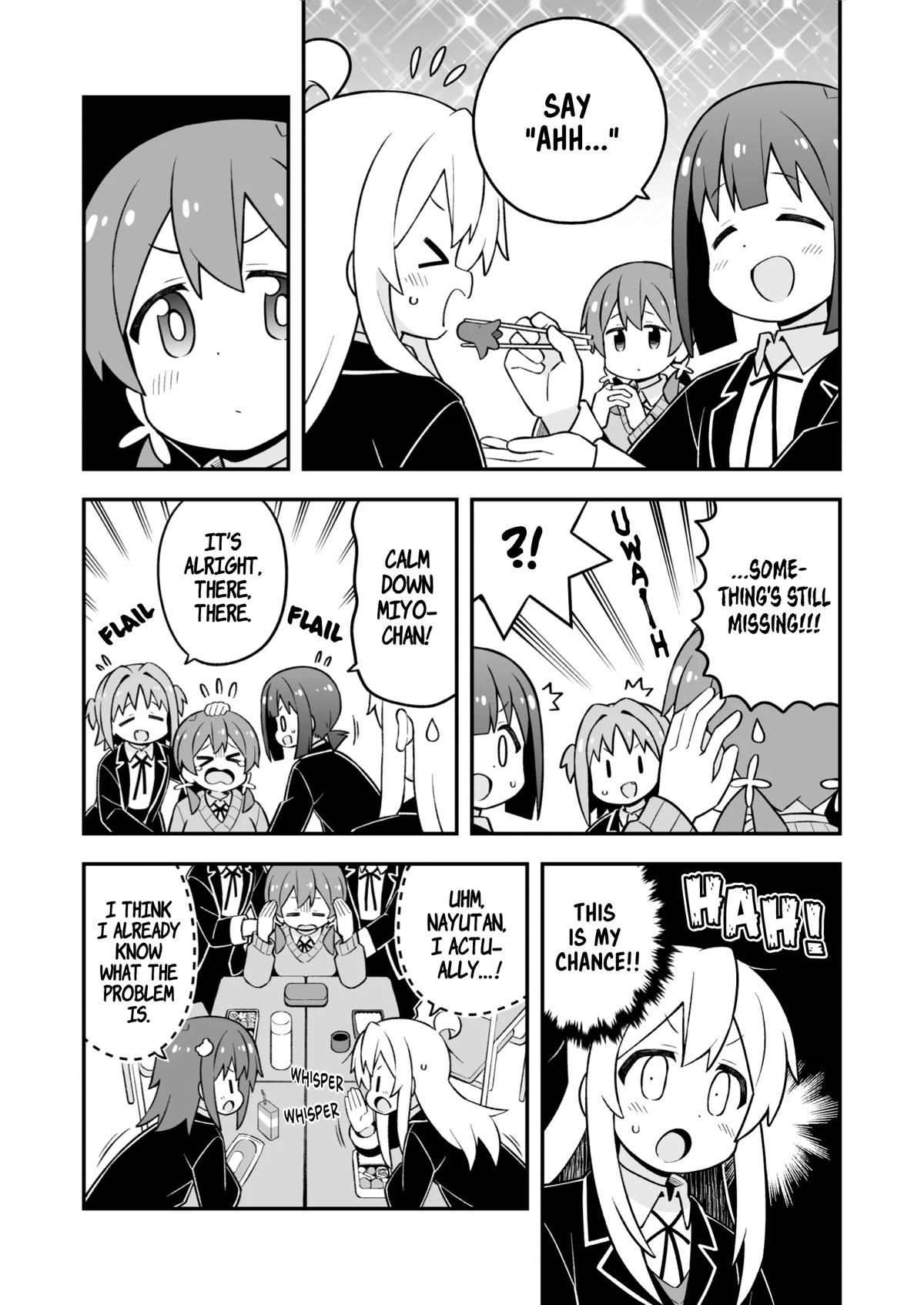 Onii-chan is done for Chapter 76 page 9 - Chapter 76: Mahiro and a Close Call