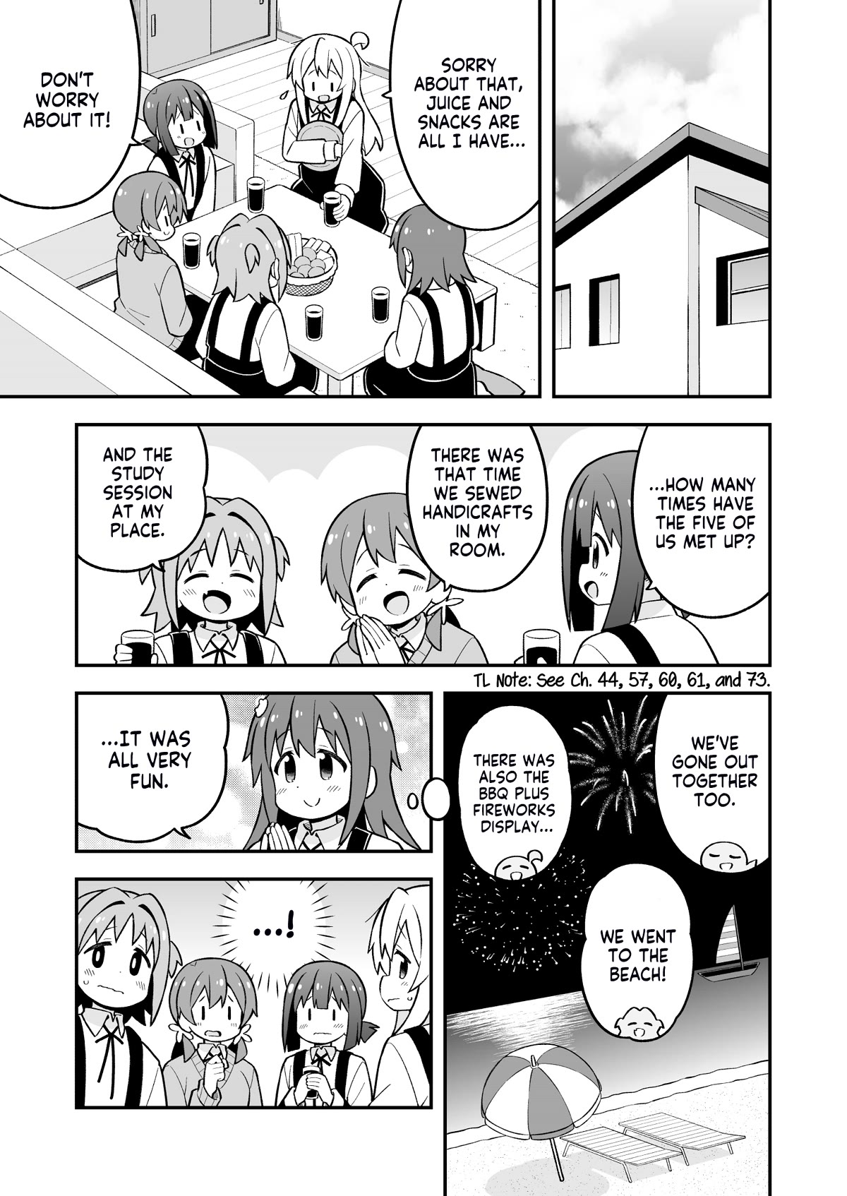 Onii-chan is done for Chapter 77 page 7 - Chapter 77: Mahiro and the Farewell Party