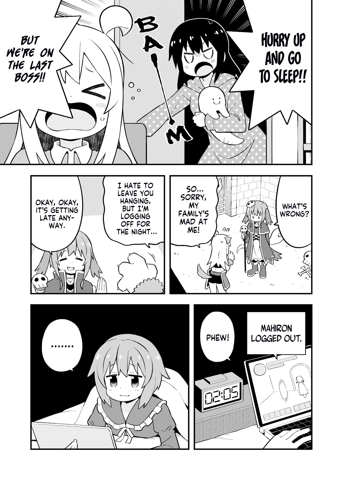 Onii-chan is done for Chapter 78 page 7 - Chapter 78: Mahiro and MMORPGs Revisited