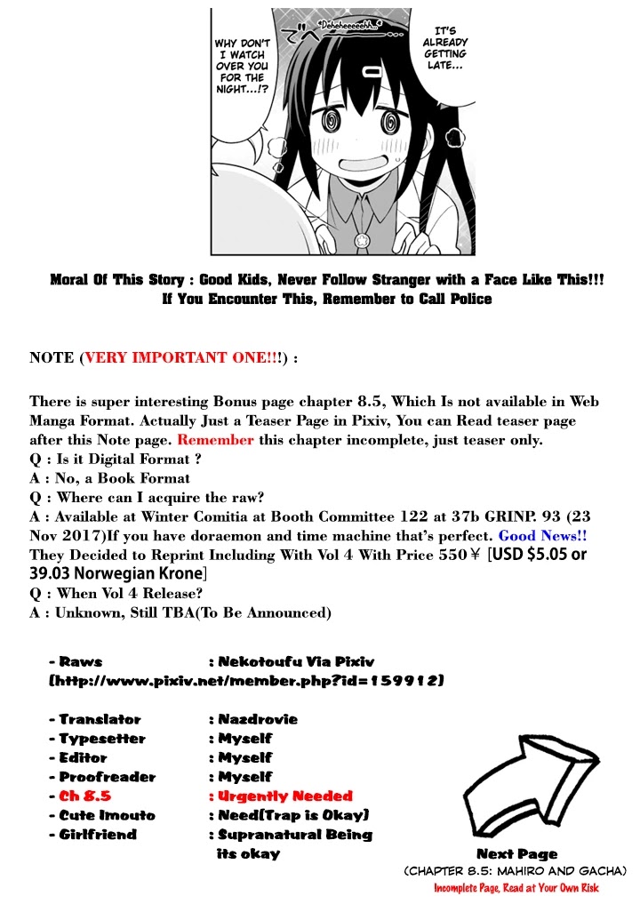 Onii-chan is done for Chapter 8 page 14 - Chapter 8: Mahiro and New Game