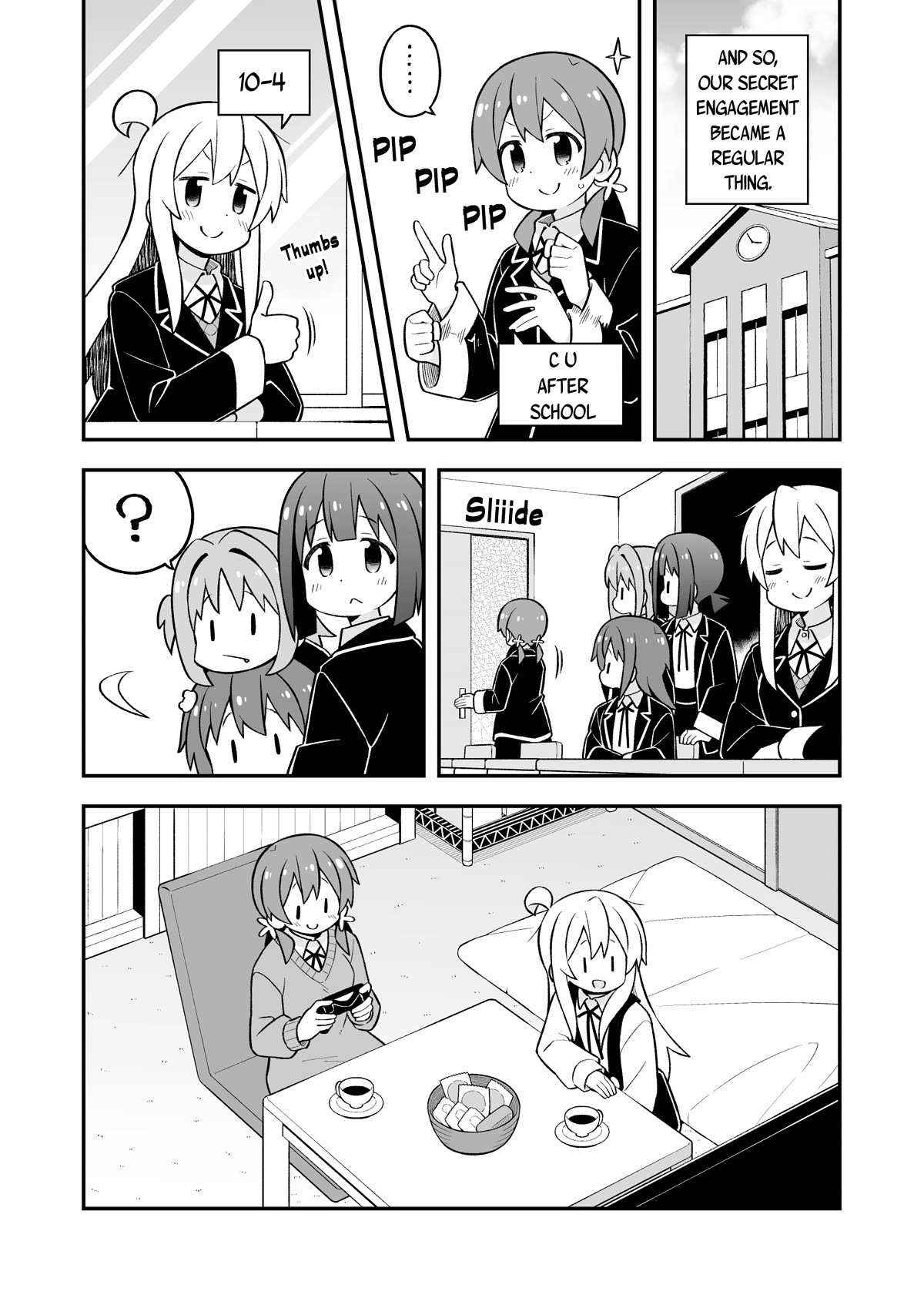 Onii-chan is done for Chapter 80 page 6 - Chapter 80: Mahiro and the Secret Engagement