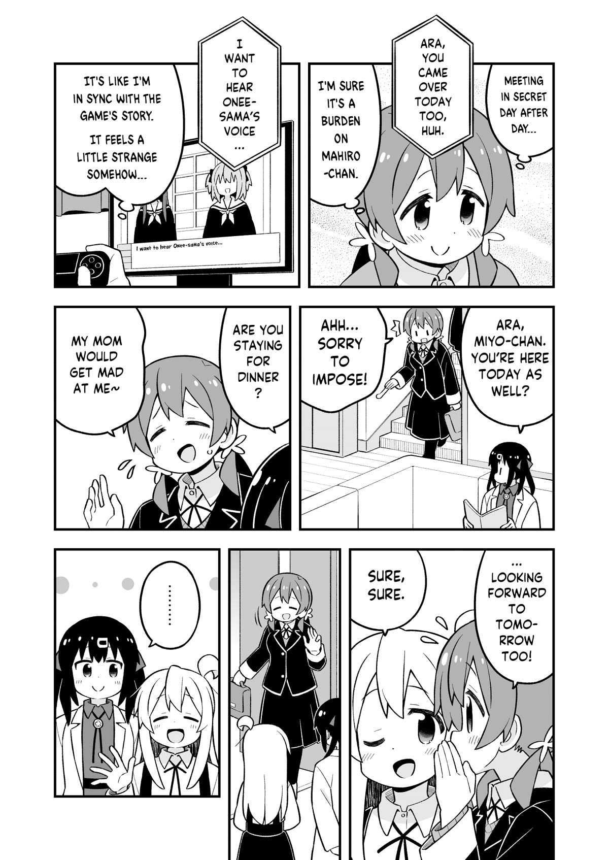 Onii-chan is done for Chapter 80 page 7 - Chapter 80: Mahiro and the Secret Engagement