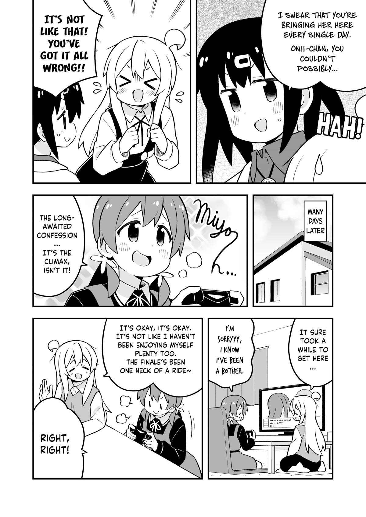 Onii-chan is done for Chapter 80 page 8 - Chapter 80: Mahiro and the Secret Engagement