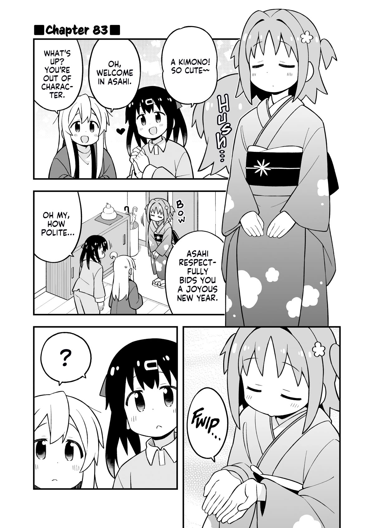 Onii-chan is done for Chapter 83 page 1 - Chapter 83: Mahiro and the New Year's Tour