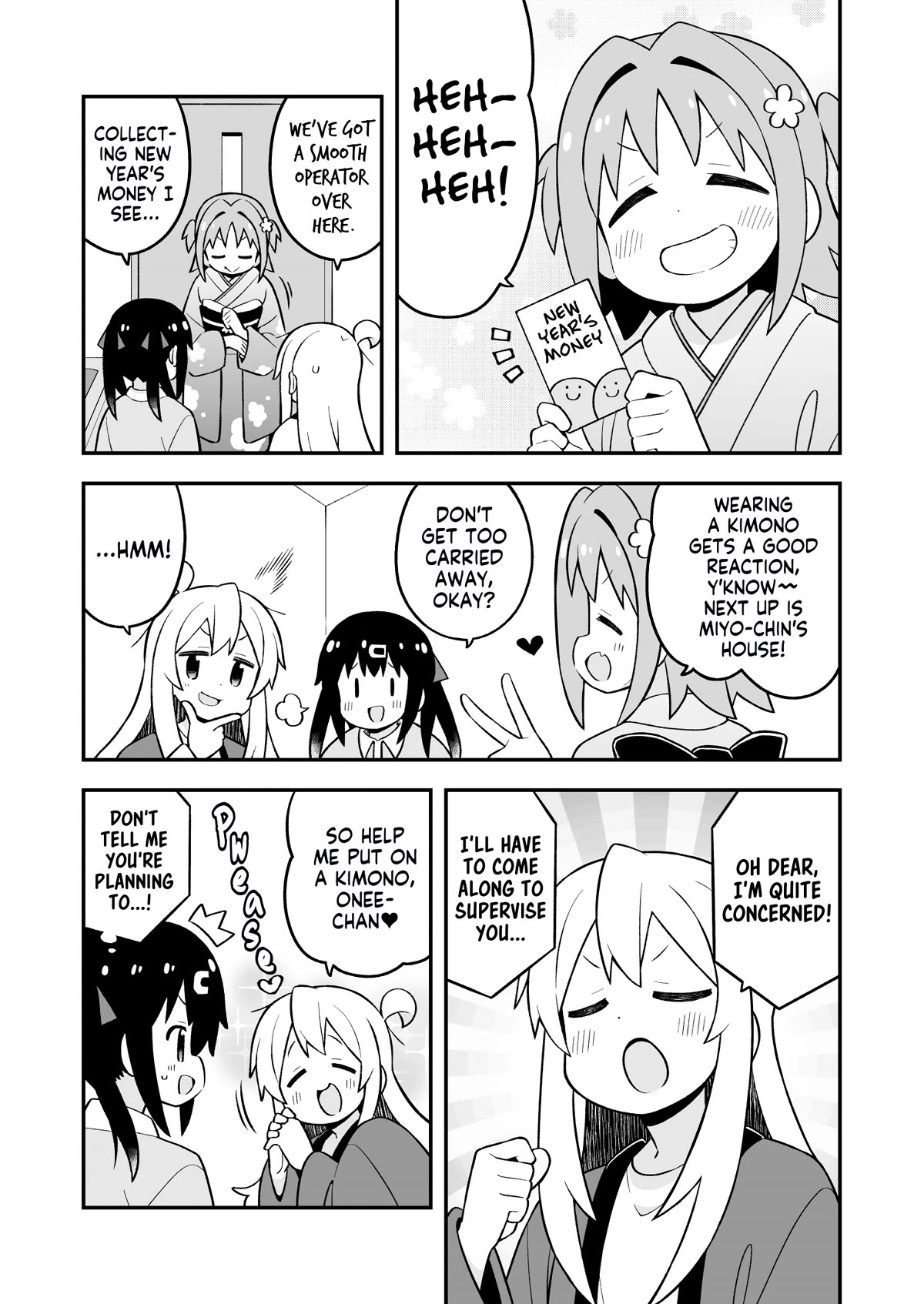 Onii-chan is done for Chapter 83 page 3 - Chapter 83: Mahiro and the New Year's Tour