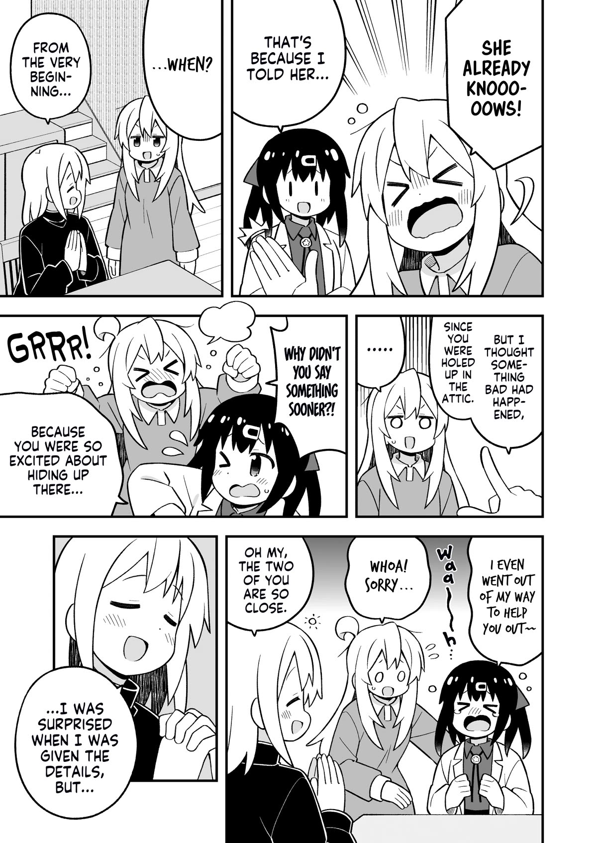 Onii-chan is done for Chapter 85 page 7 - Chapter 85: Mahiro and a Stressful Reunion (Part 2)