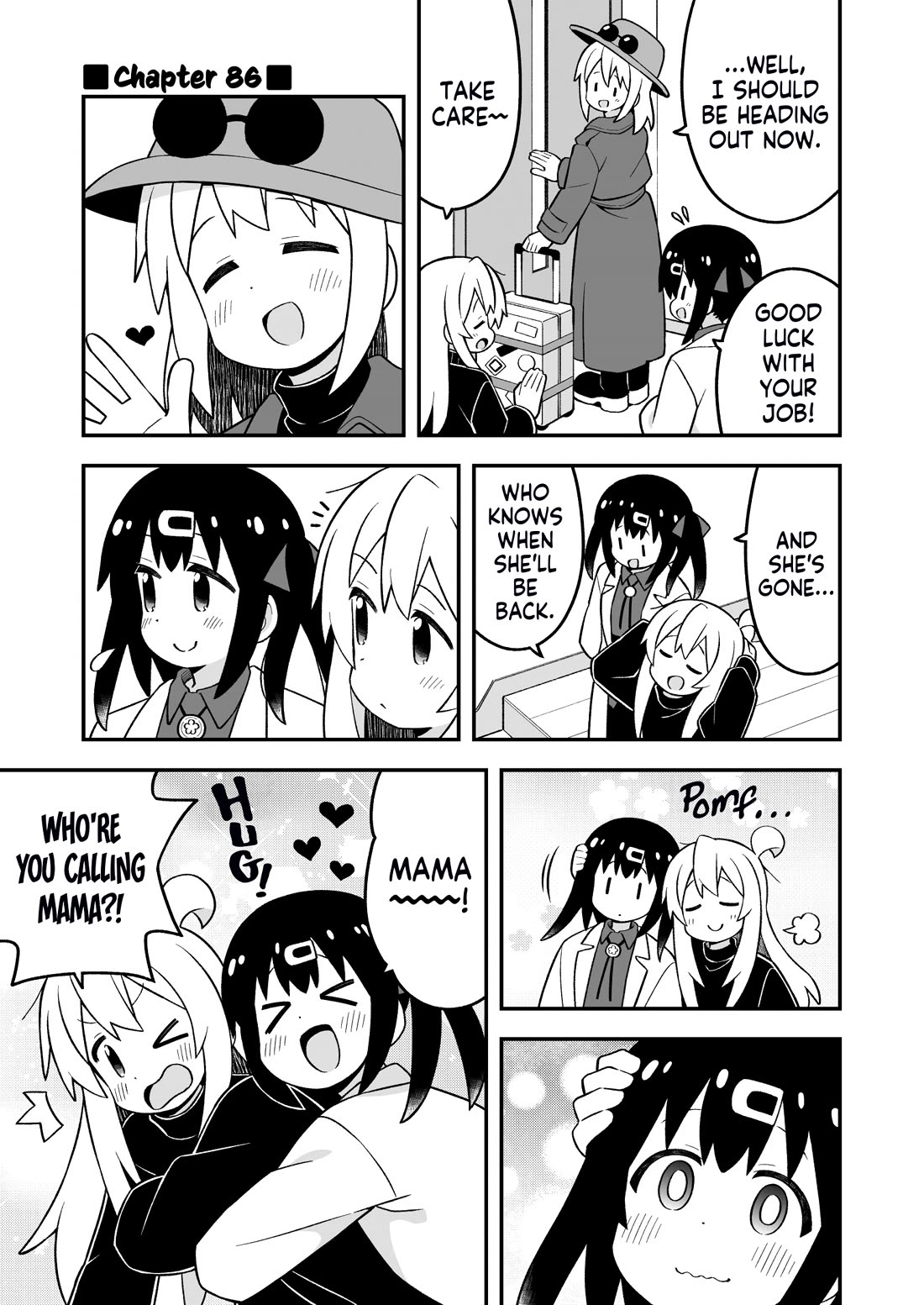 Onii-chan is done for Chapter 86 page 1 - Chapter 86: Mahiro and Overflowing Maternal Instincts