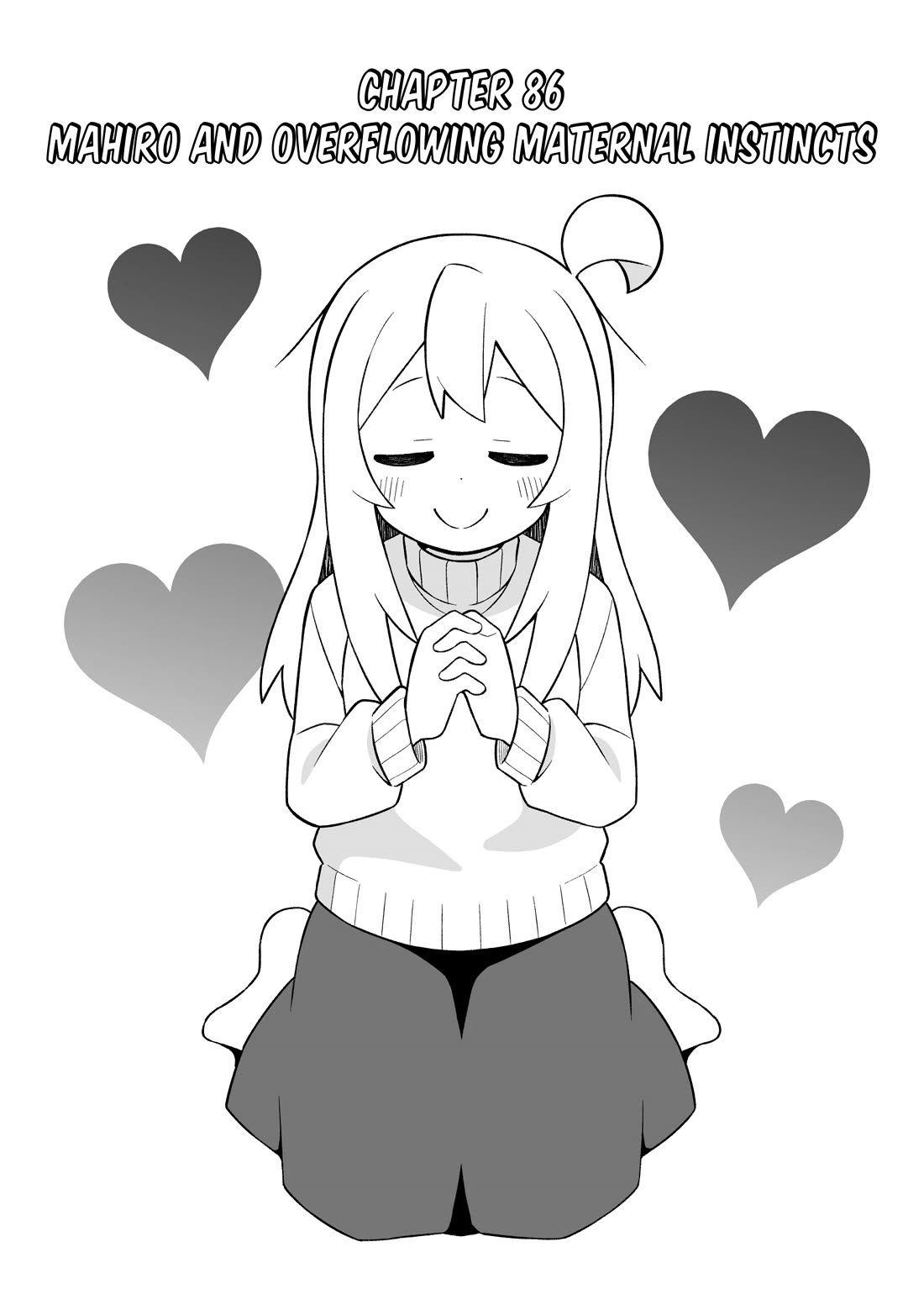 Onii-chan is done for Chapter 86 page 2 - Chapter 86: Mahiro and Overflowing Maternal Instincts