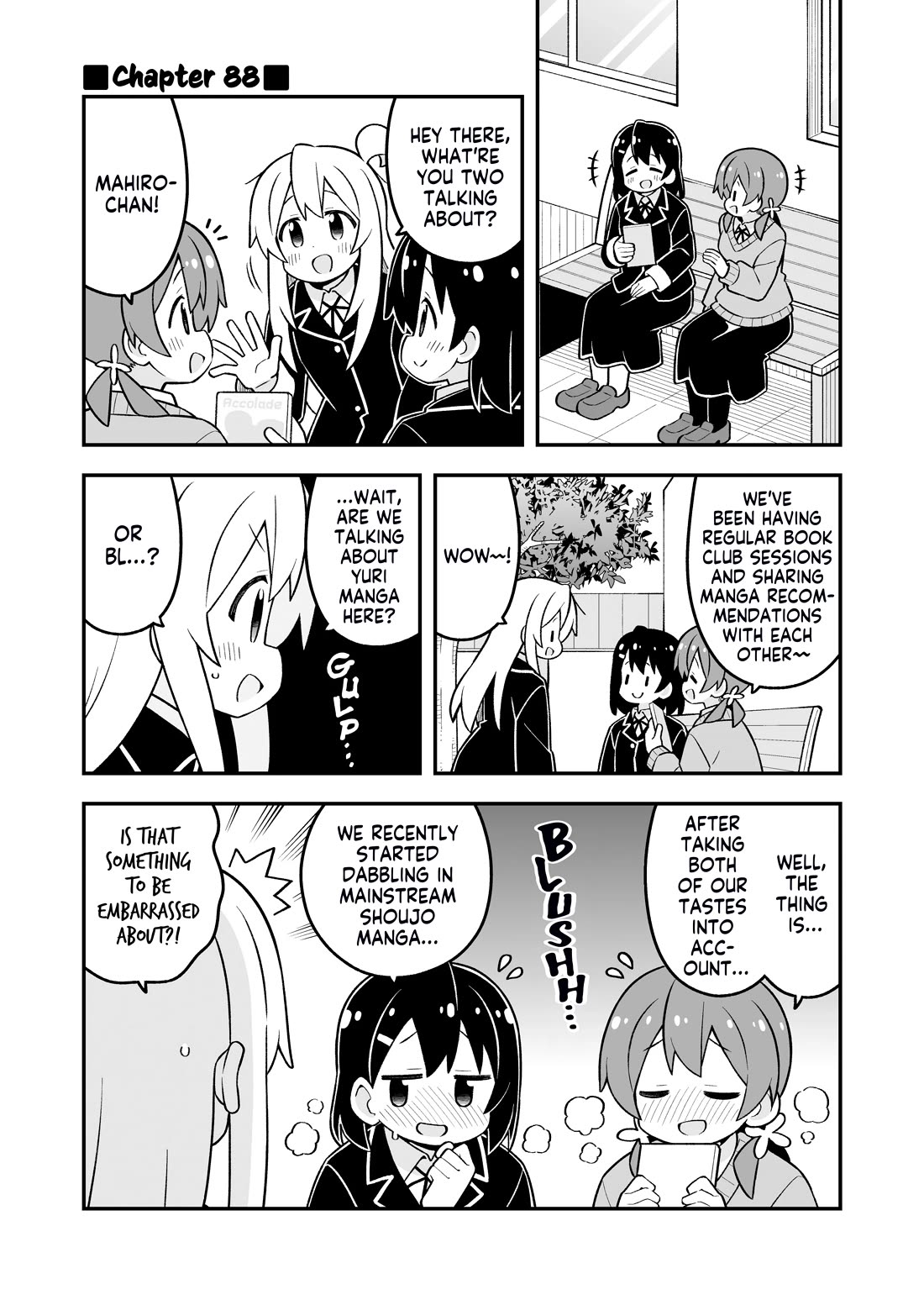 Onii-chan is done for Chapter 88 page 1 - Chapter 88: Mahiro and Romantic Antics