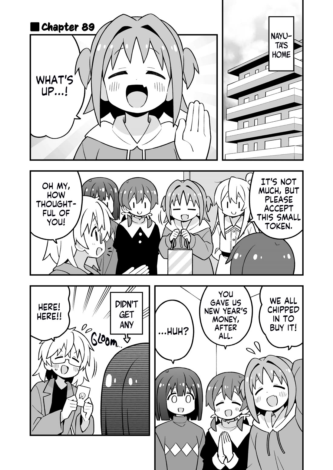 Onii-chan is done for Chapter 89 page 1 - Chapter 89: Mahiro and a Home Visit