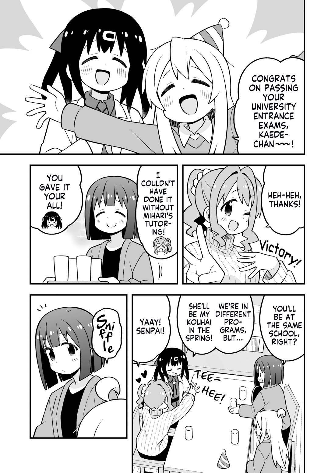 Onii-chan is done for Chapter 90 page 3 - Chapter 90: Mahiro and Celebrating Success