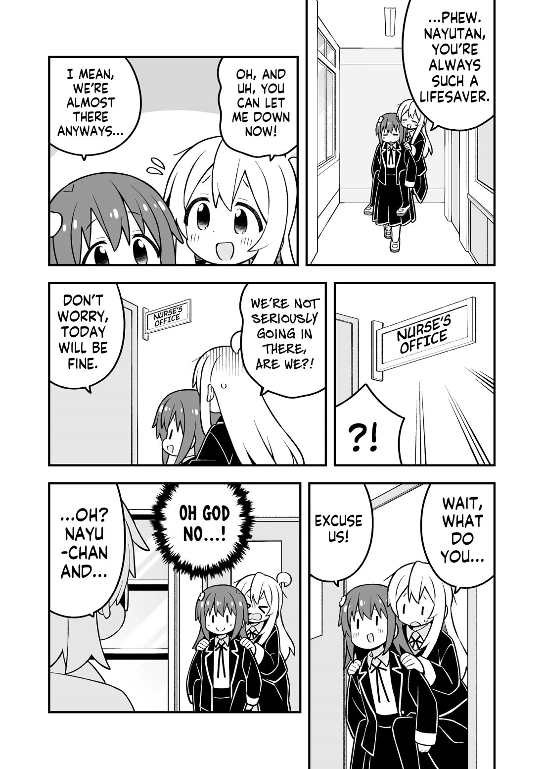 Onii-chan is done for Chapter 94 page 9 - Chapter 94: Mahiro and the New School Year, Once Again
