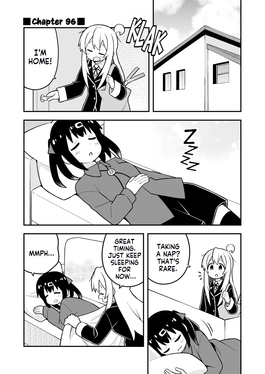 Onii-chan is done for Chapter 96 page 1 - Chapter 96: Mahiro and a Token of Appreciation