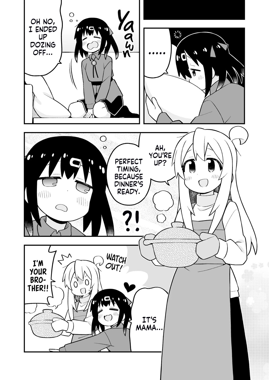 Onii-chan is done for Chapter 96 page 8 - Chapter 96: Mahiro and a Token of Appreciation