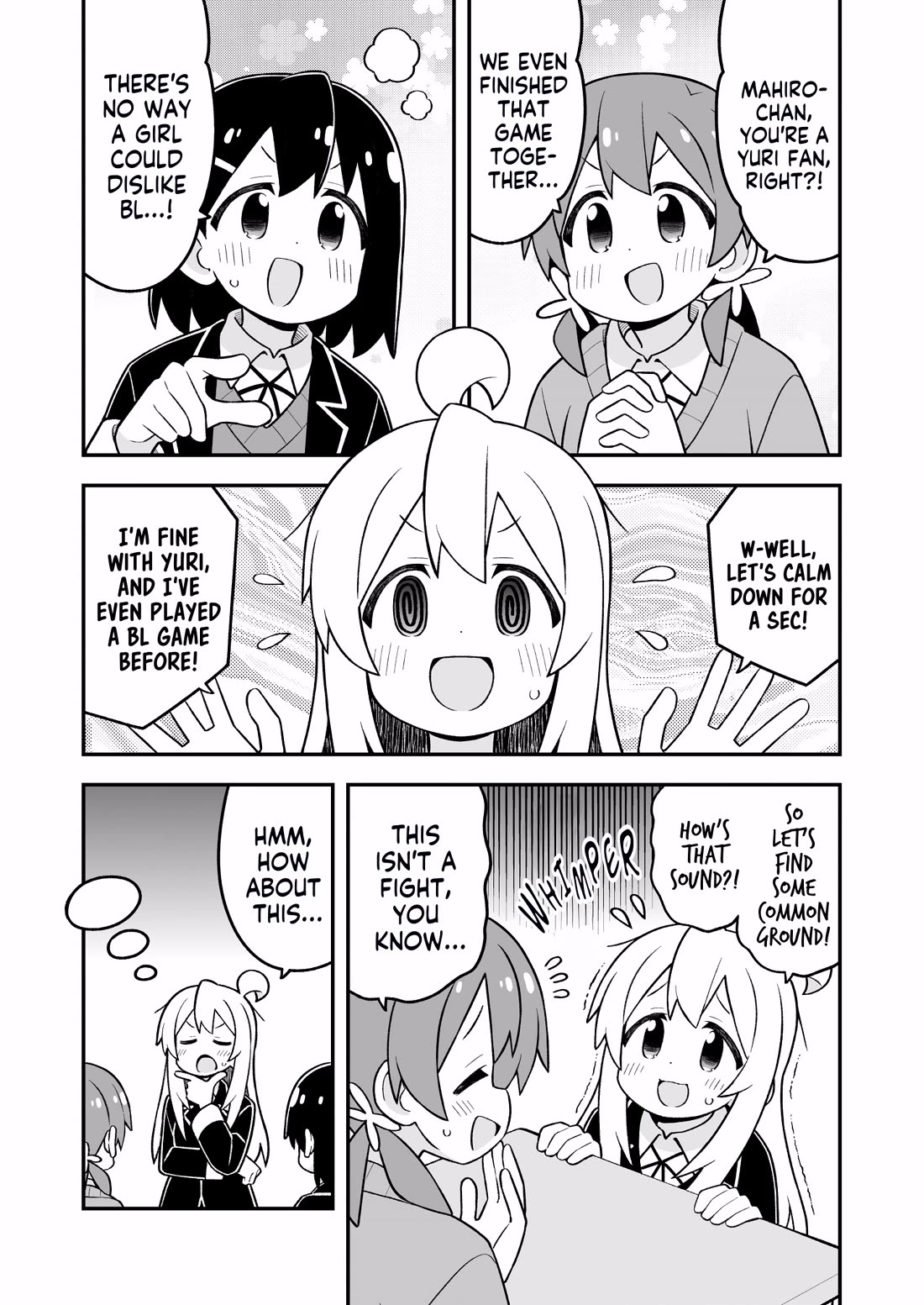 Onii-chan is done for Chapter 97 page 3 - Chapter 97: Mahiro and Crossing the Line