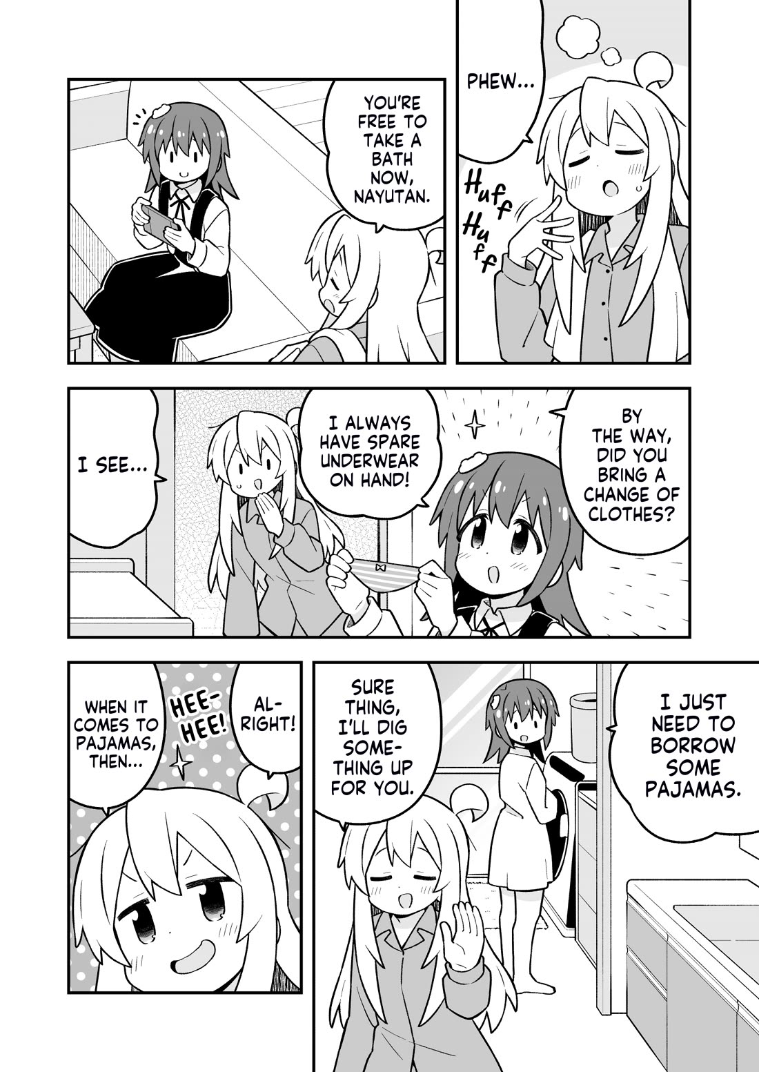 Onii-chan is done for Chapter 98 page 10 - Chapter 98: Mahiro and a One-Night Stay