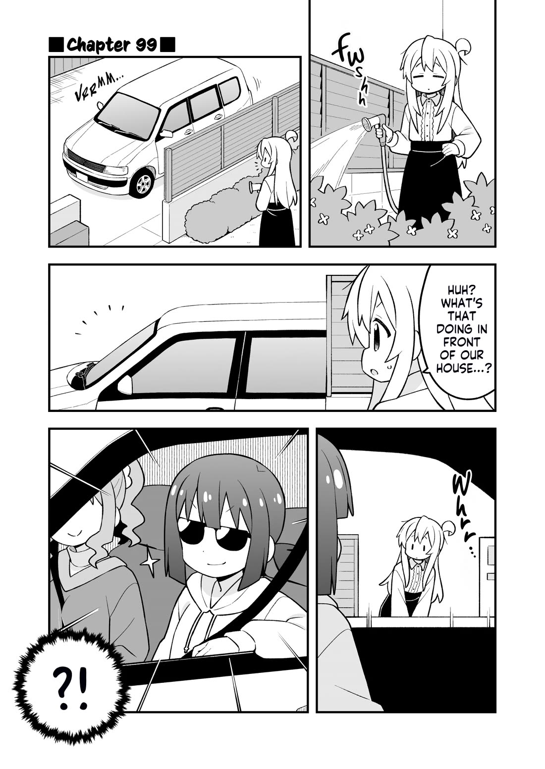 Onii-chan is done for Chapter 99 page 1 - Chapter 99: Mahiro and the Autobahn