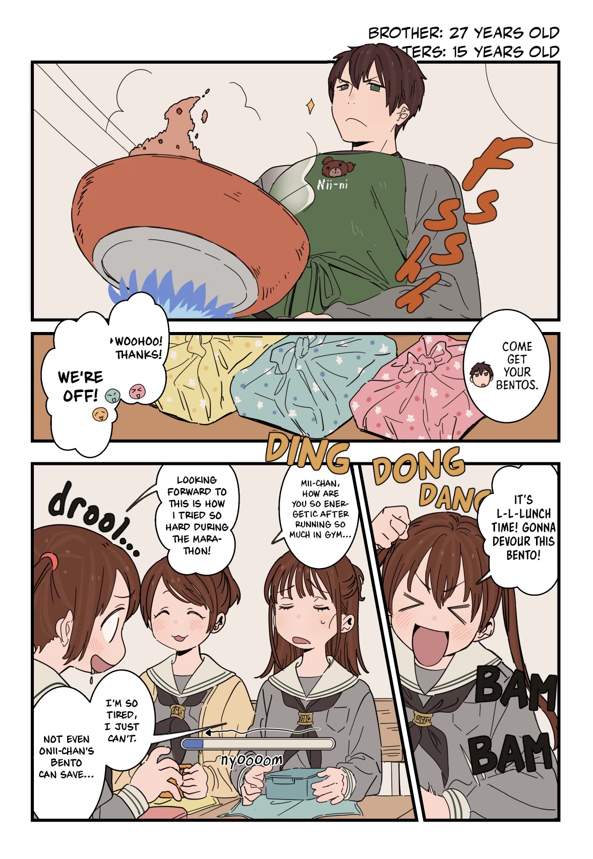 Onii-chan to Mitsugo no Imouto-tachi Chapter 10 page 3 - Chapter 10: Cooking