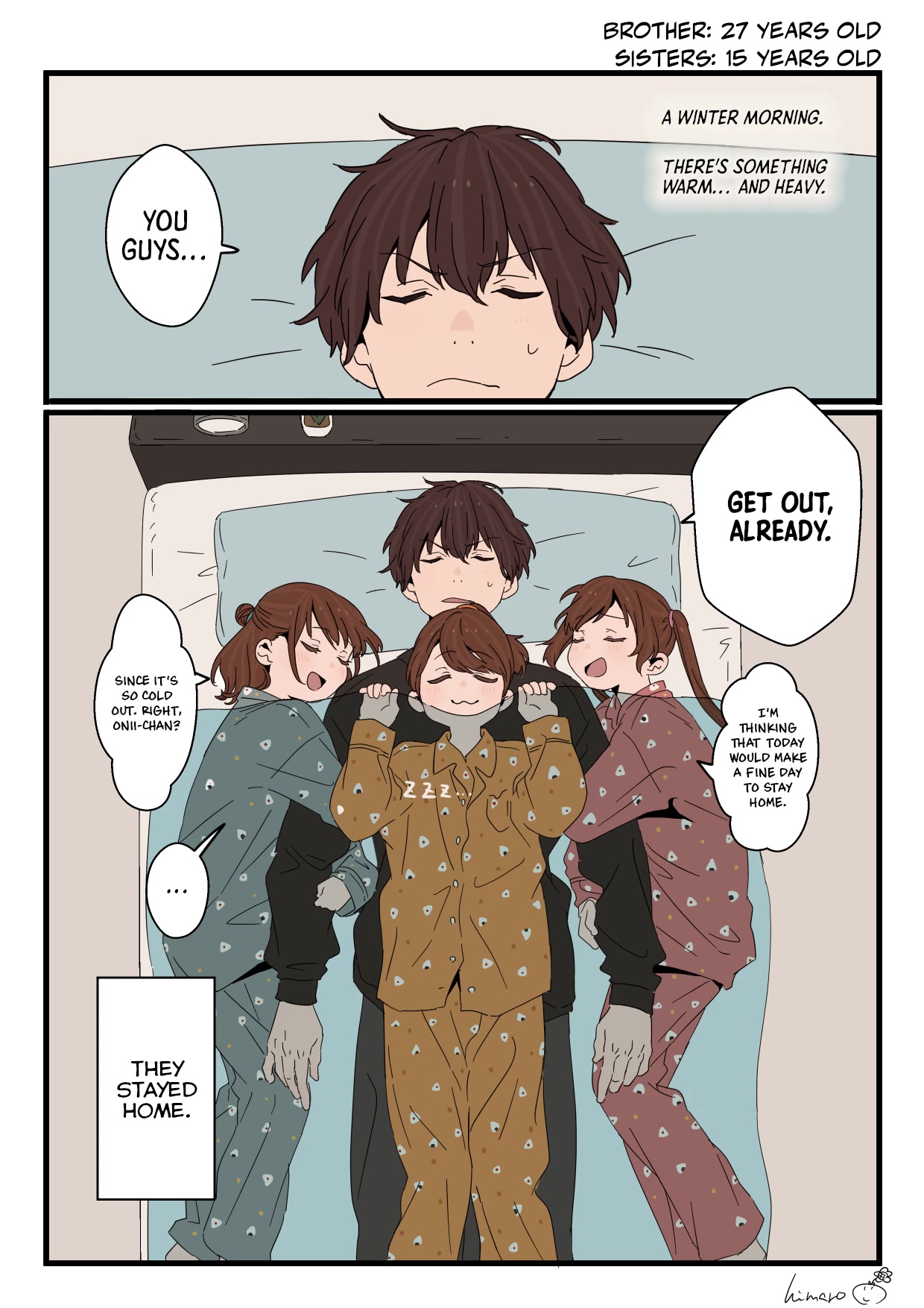 Onii-chan to Mitsugo no Imouto-tachi Chapter 11 page 2 - Chapter 11: Hot-Water Bottle