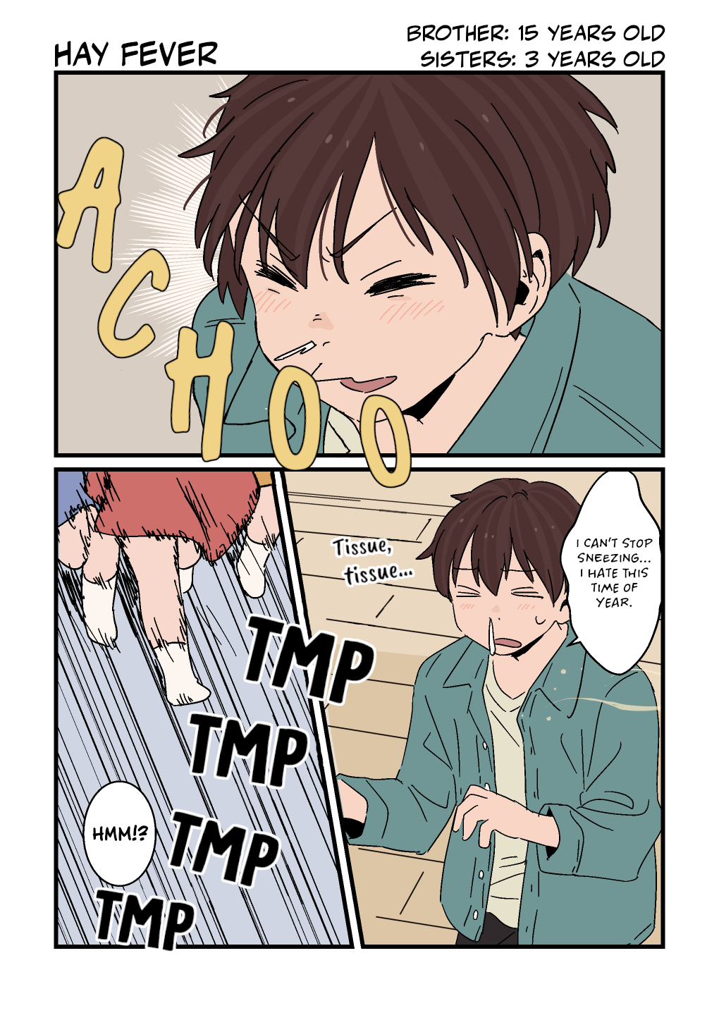 Onii-chan to Mitsugo no Imouto-tachi Chapter 13 page 1 - Chapter 13: Hay Fever