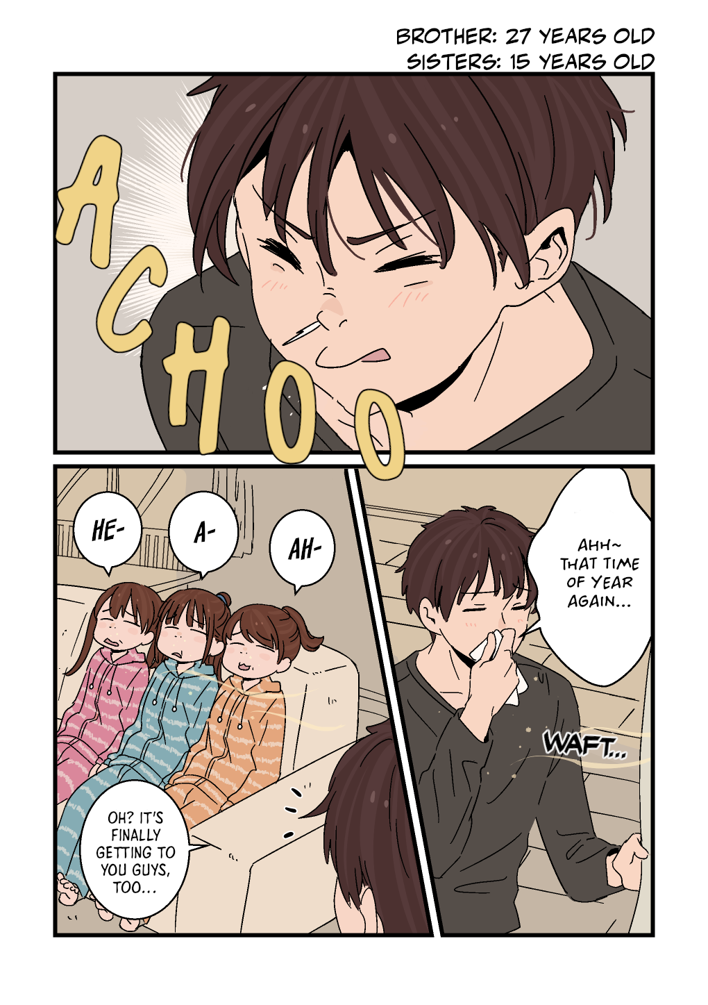 Onii-chan to Mitsugo no Imouto-tachi Chapter 13 page 3 - Chapter 13: Hay Fever