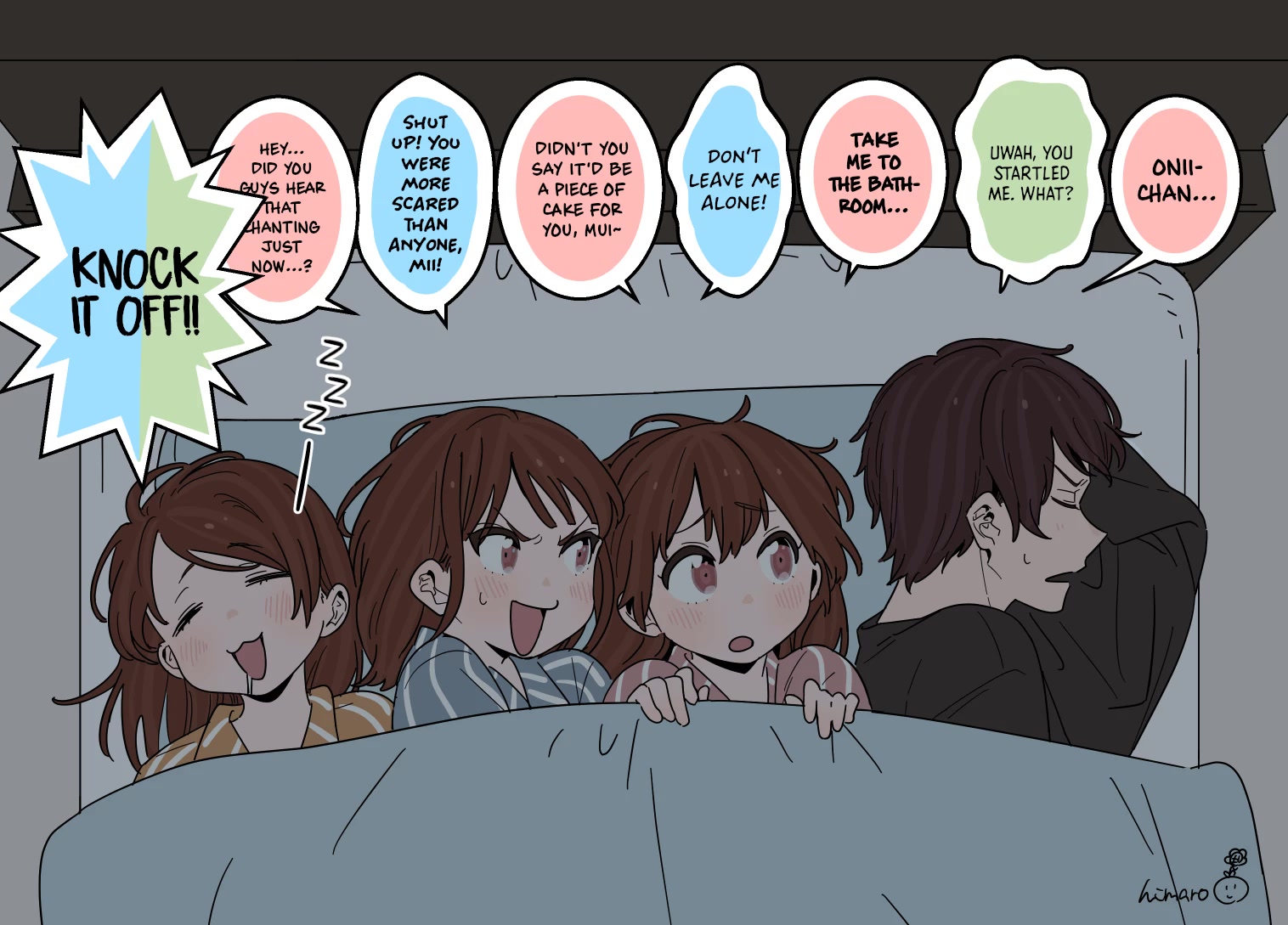Onii-chan to Mitsugo no Imouto-tachi Chapter 14 page 2 - Chapter 14: Horror Movie