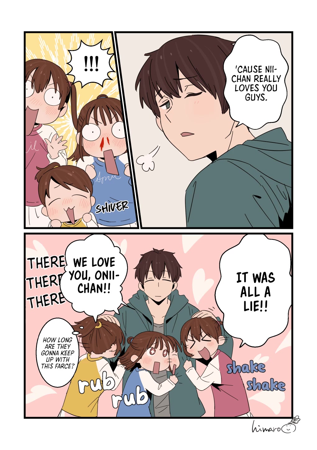 Onii-chan to Mitsugo no Imouto-tachi Chapter 17 page 4 - Chapter 17: April Fools
