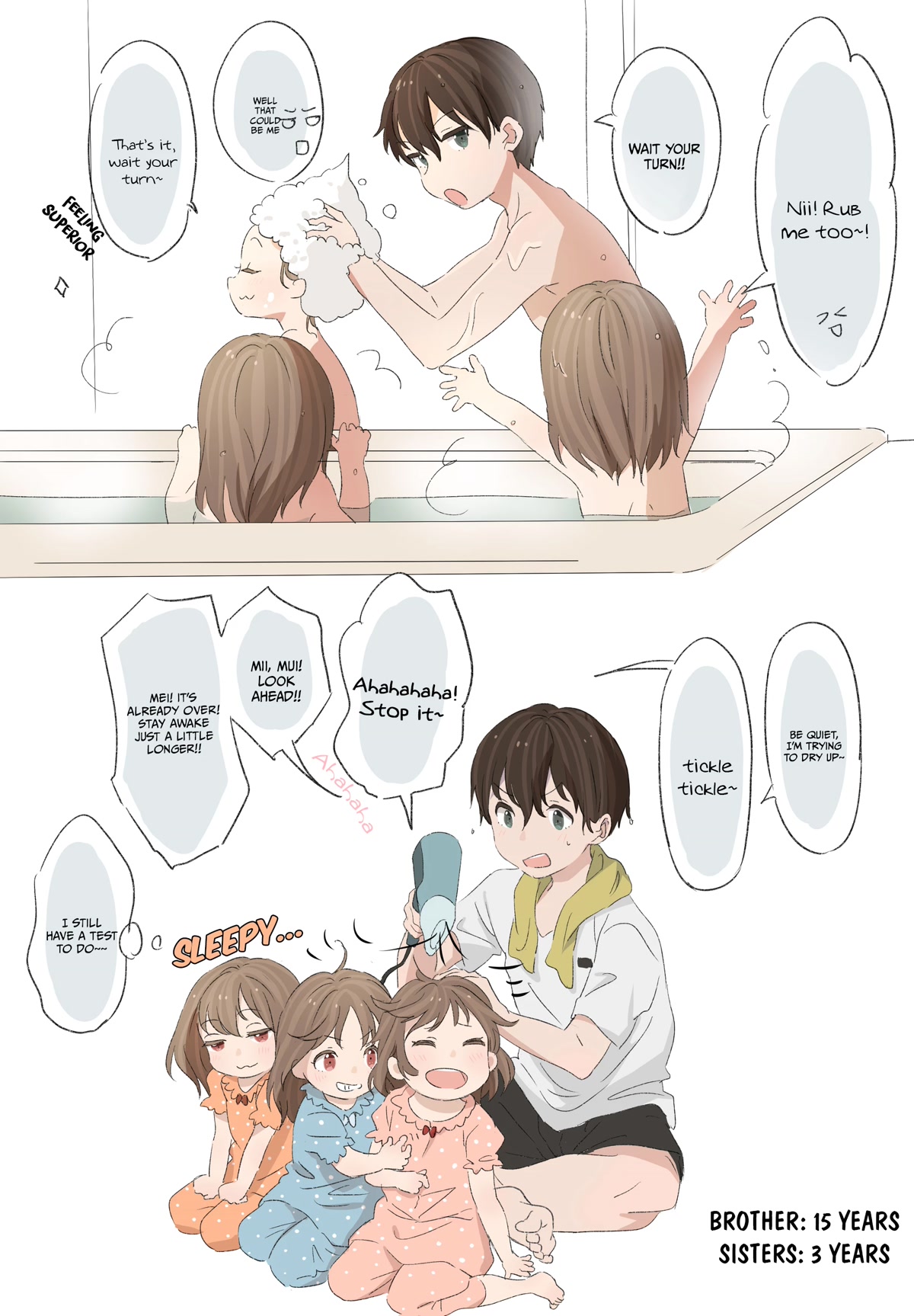 Onii-chan to Mitsugo no Imouto-tachi Chapter 2 page 1 - Chapter 2