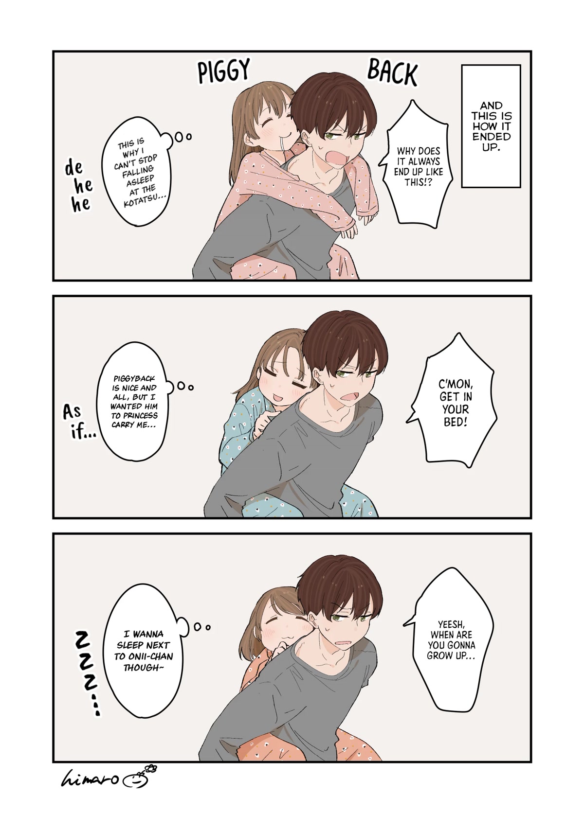 Onii-chan to Mitsugo no Imouto-tachi Chapter 4 page 4 - Chapter 4: Kotatsu