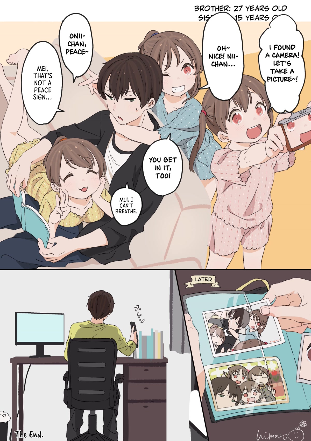 Onii-chan to Mitsugo no Imouto-tachi Chapter 5 page 2 - Chapter 5: Photograph