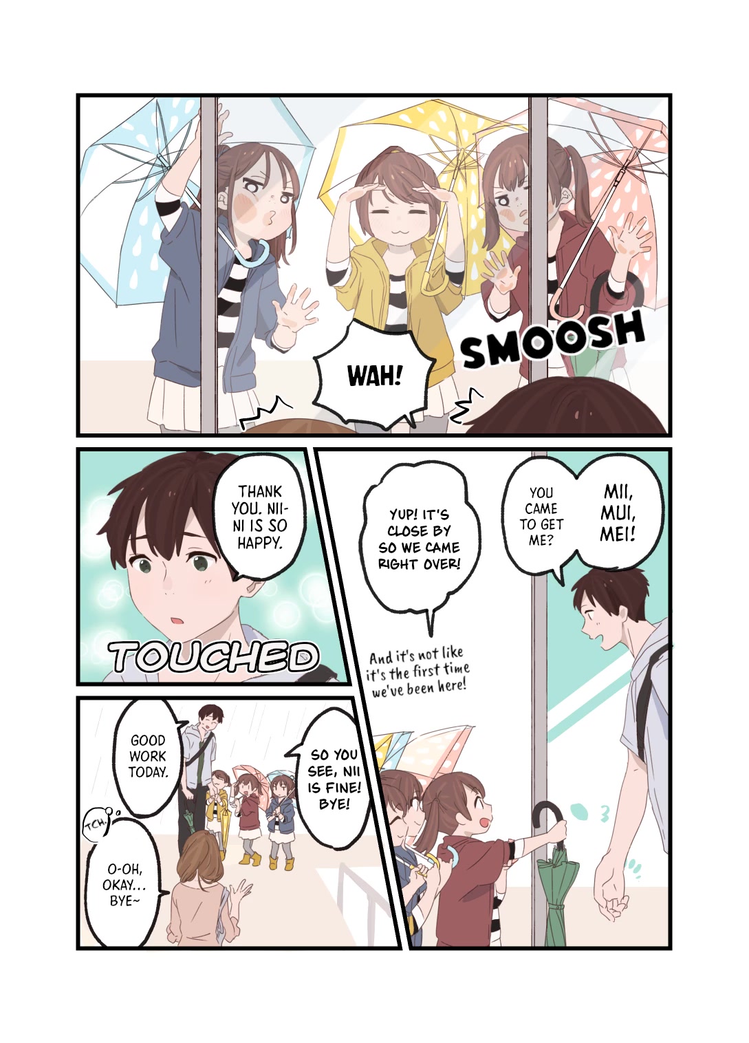 Onii-chan to Mitsugo no Imouto-tachi Chapter 7 page 2 - Chapter 7: Umbrella