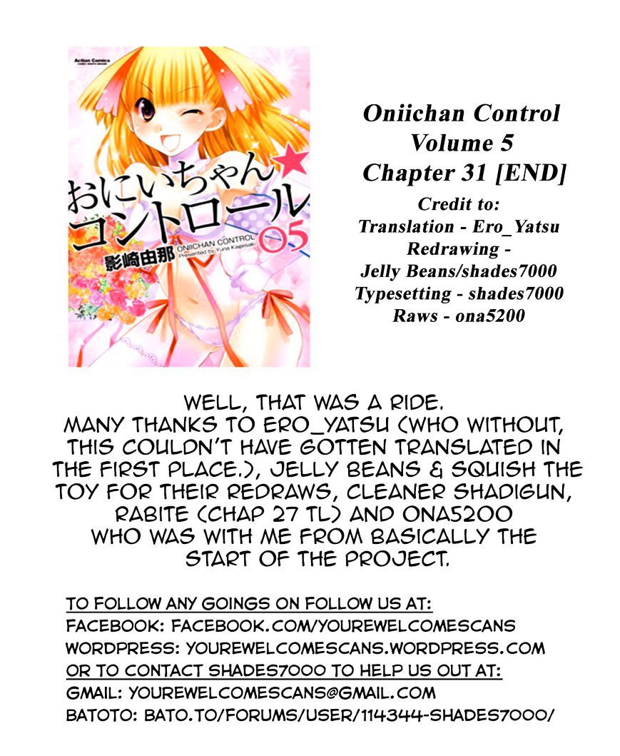 Oniichan Control Chapter 31 page 23 - Chapter 31 : Onii-chan â˜… Forever [END]