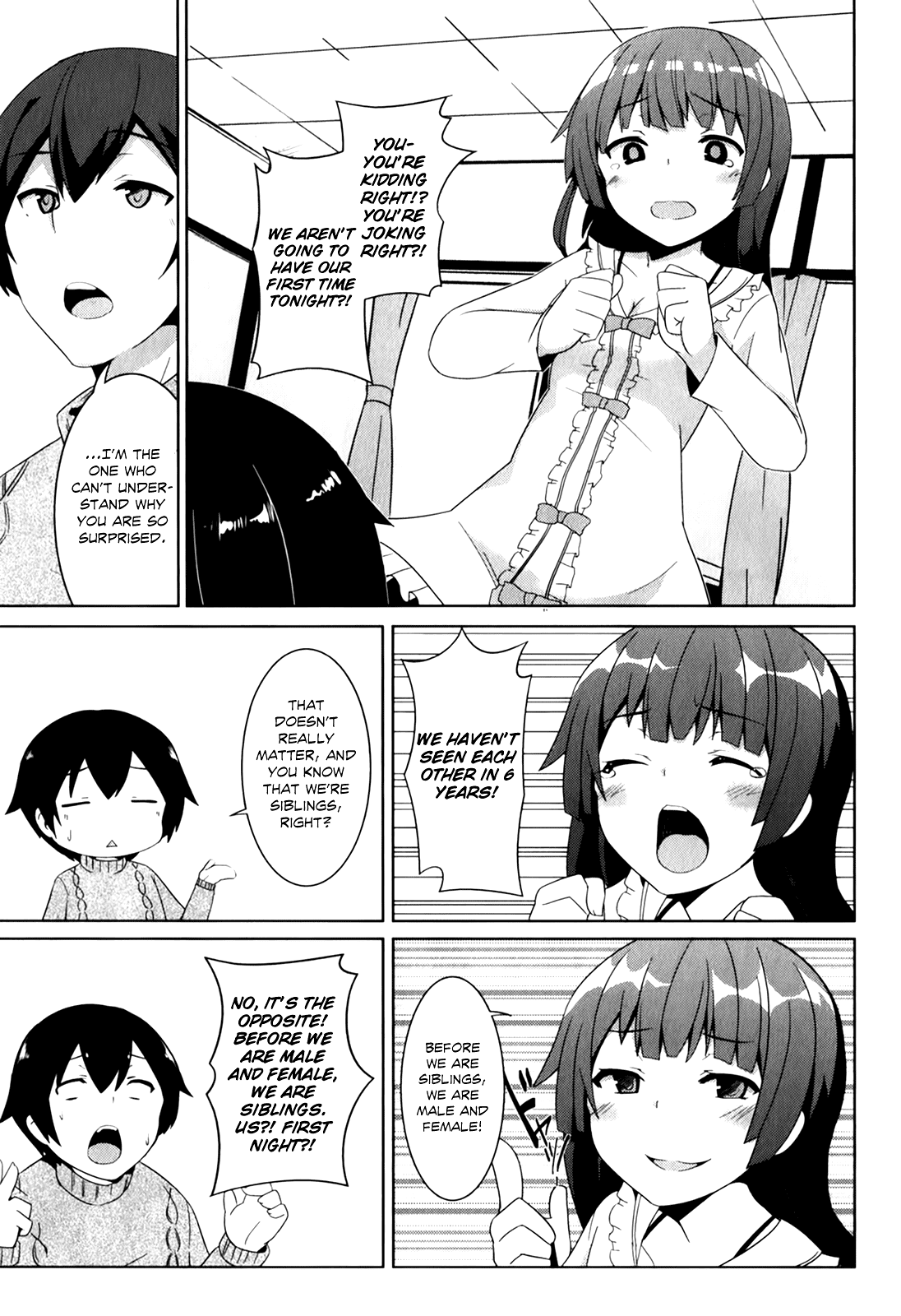 Oniichan dakedo Ai Sae Areba Kankeinai yo ne Chapter 1 page 12 - Chapter 1: March 25th (The First Day of Cohabitation)