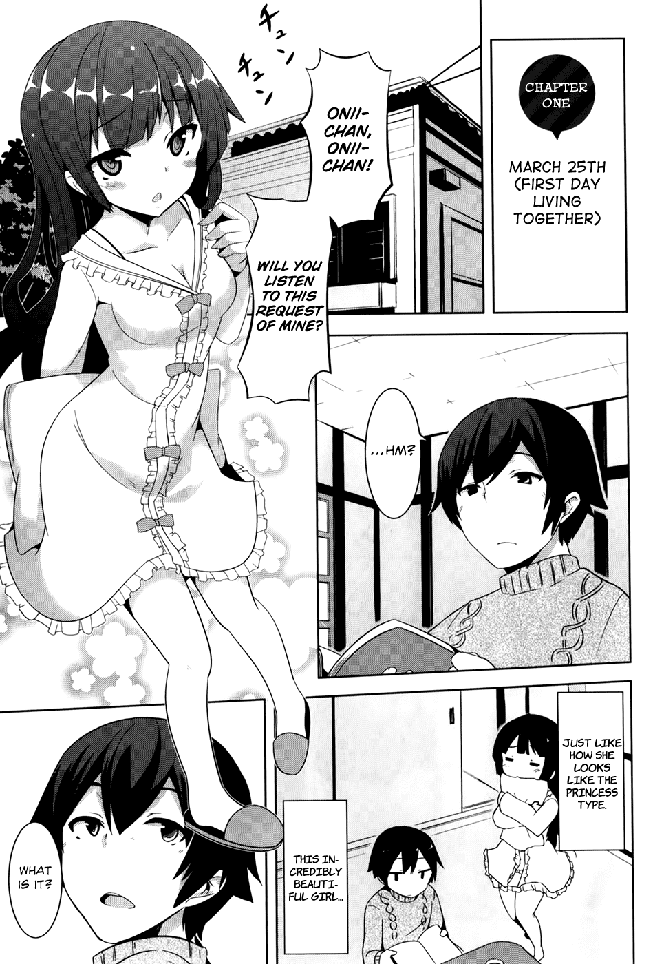 Oniichan dakedo Ai Sae Areba Kankeinai yo ne Chapter 1 page 6 - Chapter 1: March 25th (The First Day of Cohabitation)
